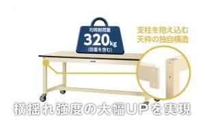 ワークテーブル800シリーズ　移動式