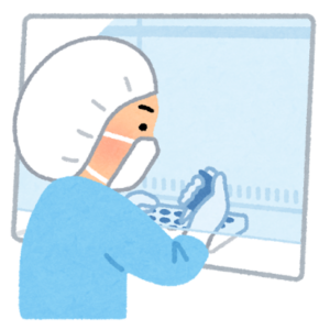 研究・実験　イラスト