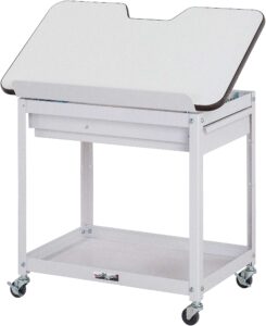 ジャストフィットワゴン　オープン型2段＋キャビネット