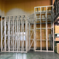 パイプ保管用ラック事例画像