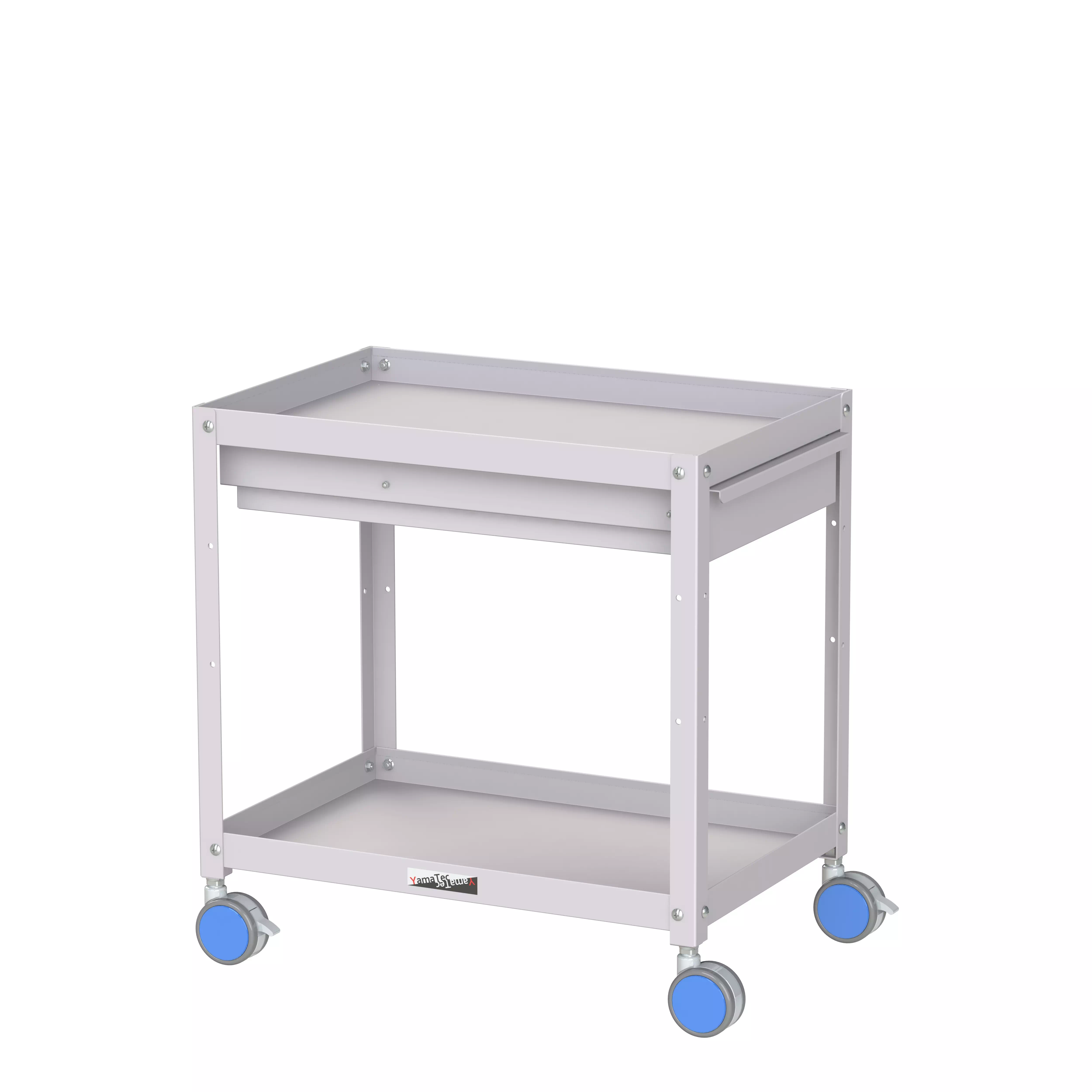 色彩ワゴン(ウレタン巻双輪キャスター)