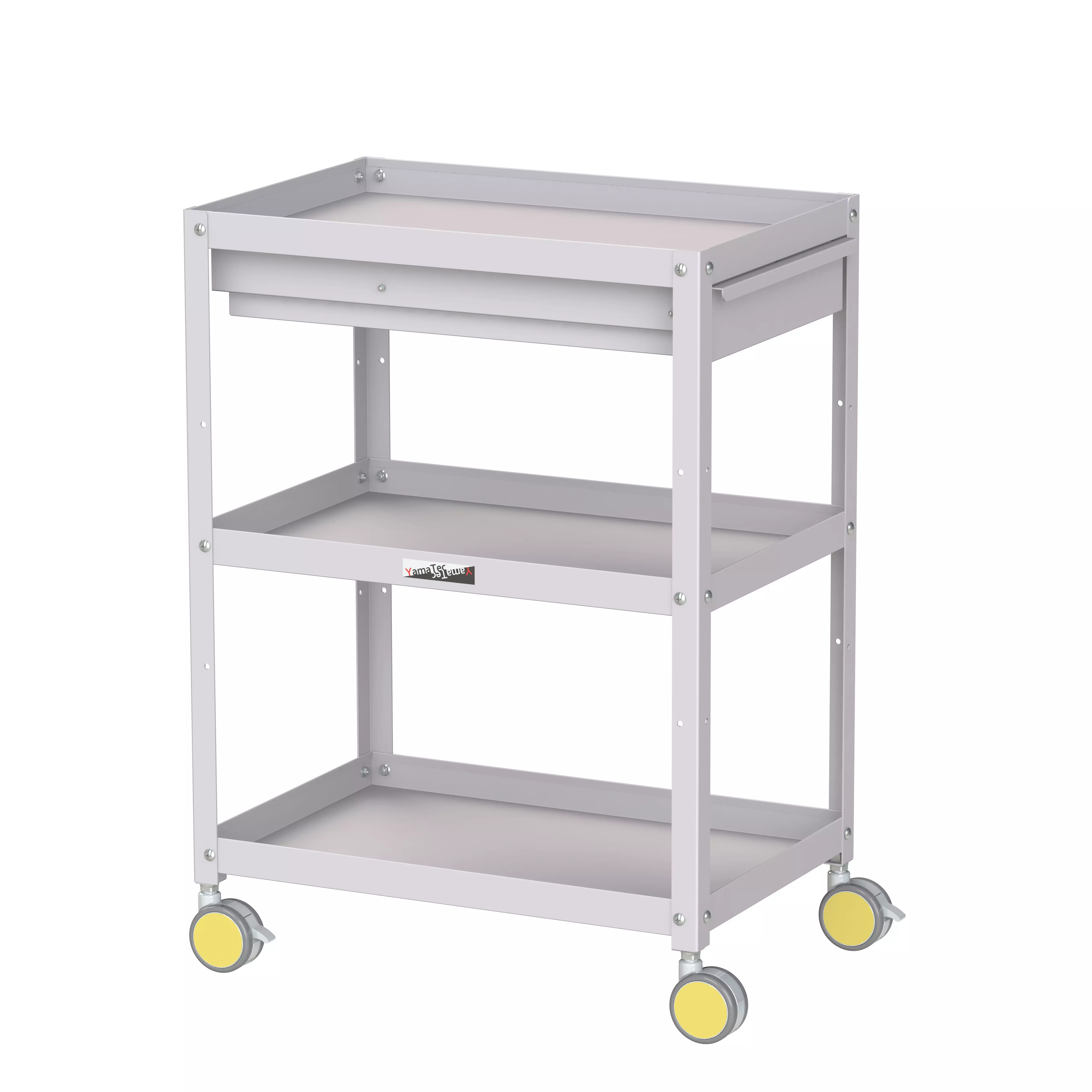 色彩ワゴン（ウレタン巻双輪キャスター）