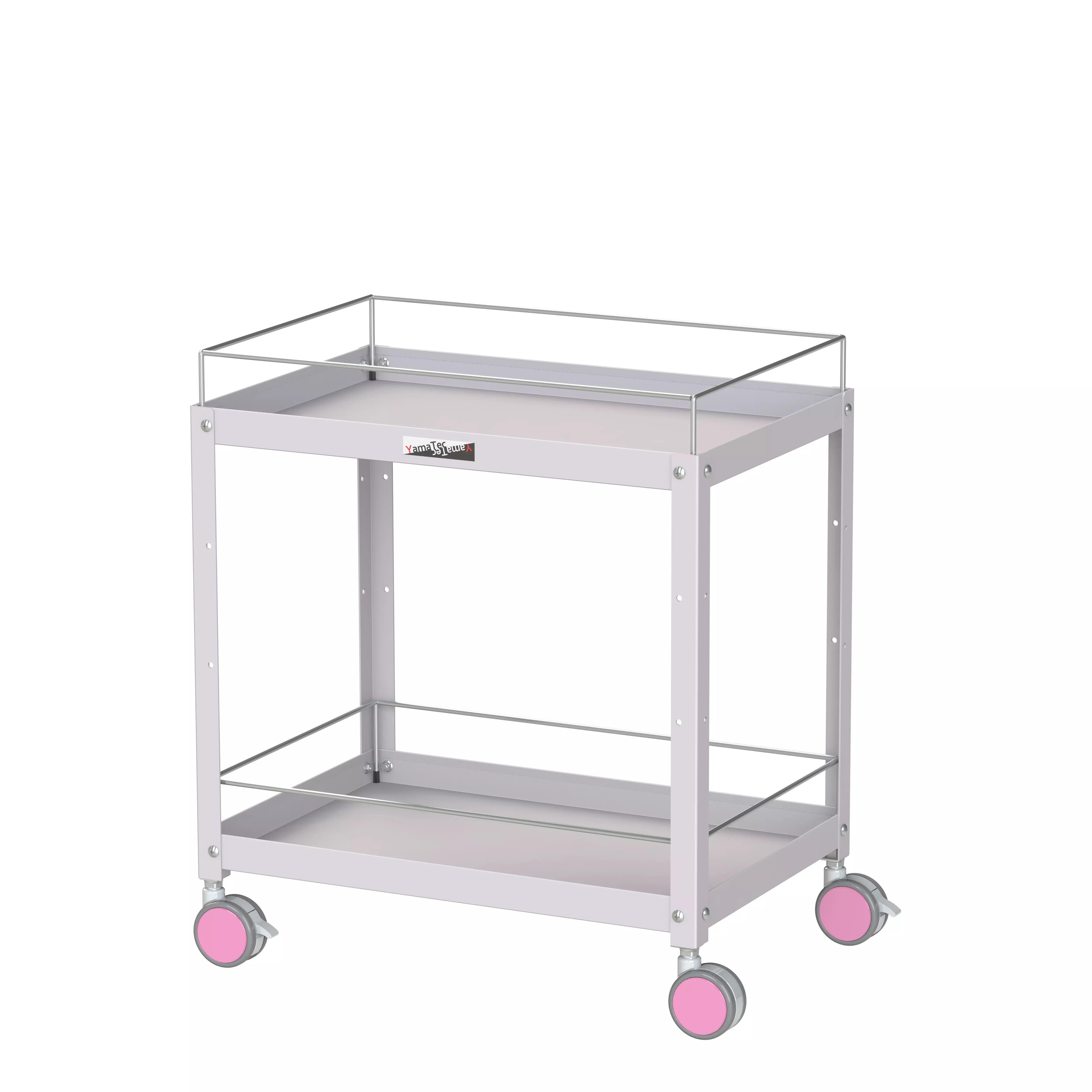 色彩ワゴン(ウレタン巻双輪キャスター)