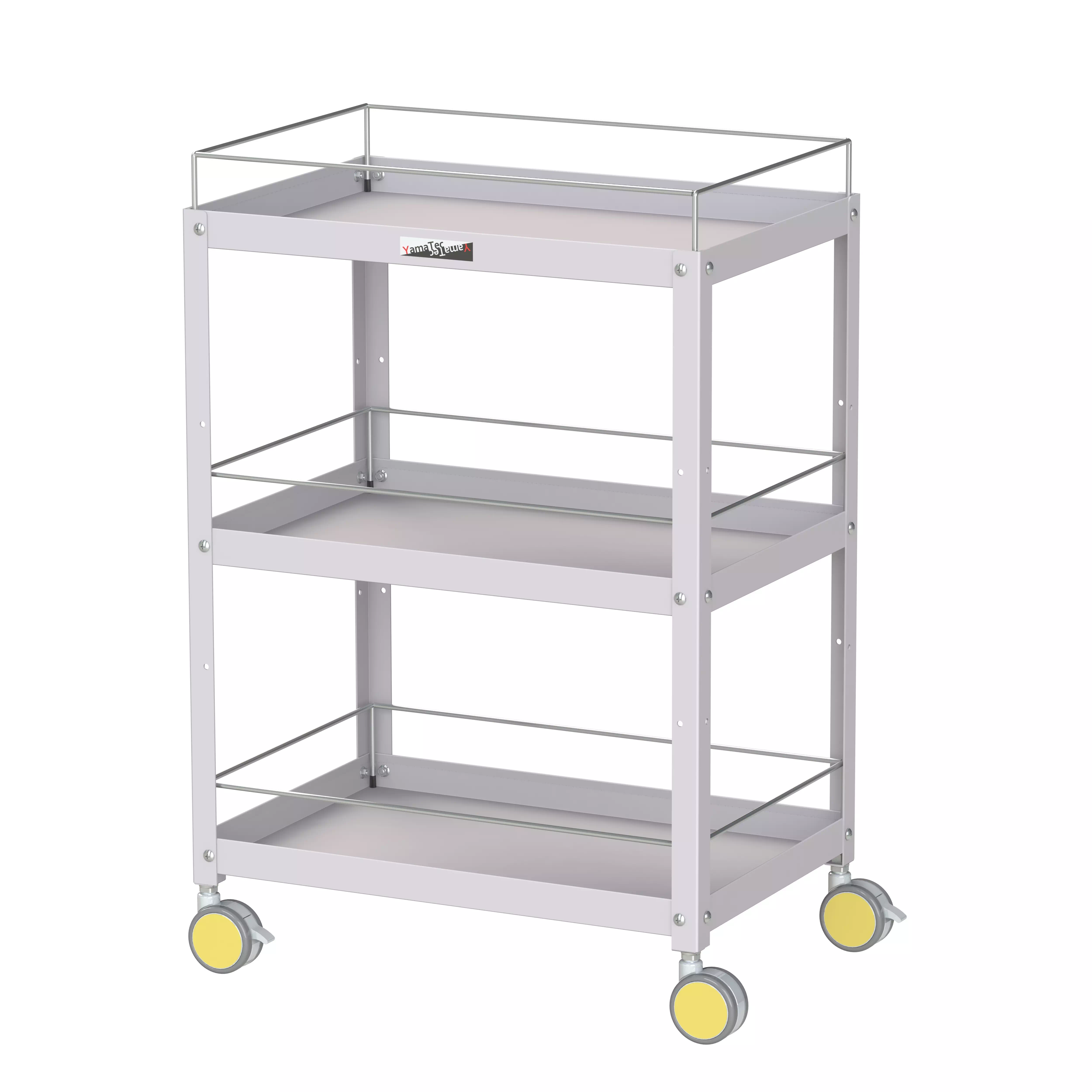 色彩ワゴン(ウレタン巻双輪キャスター)