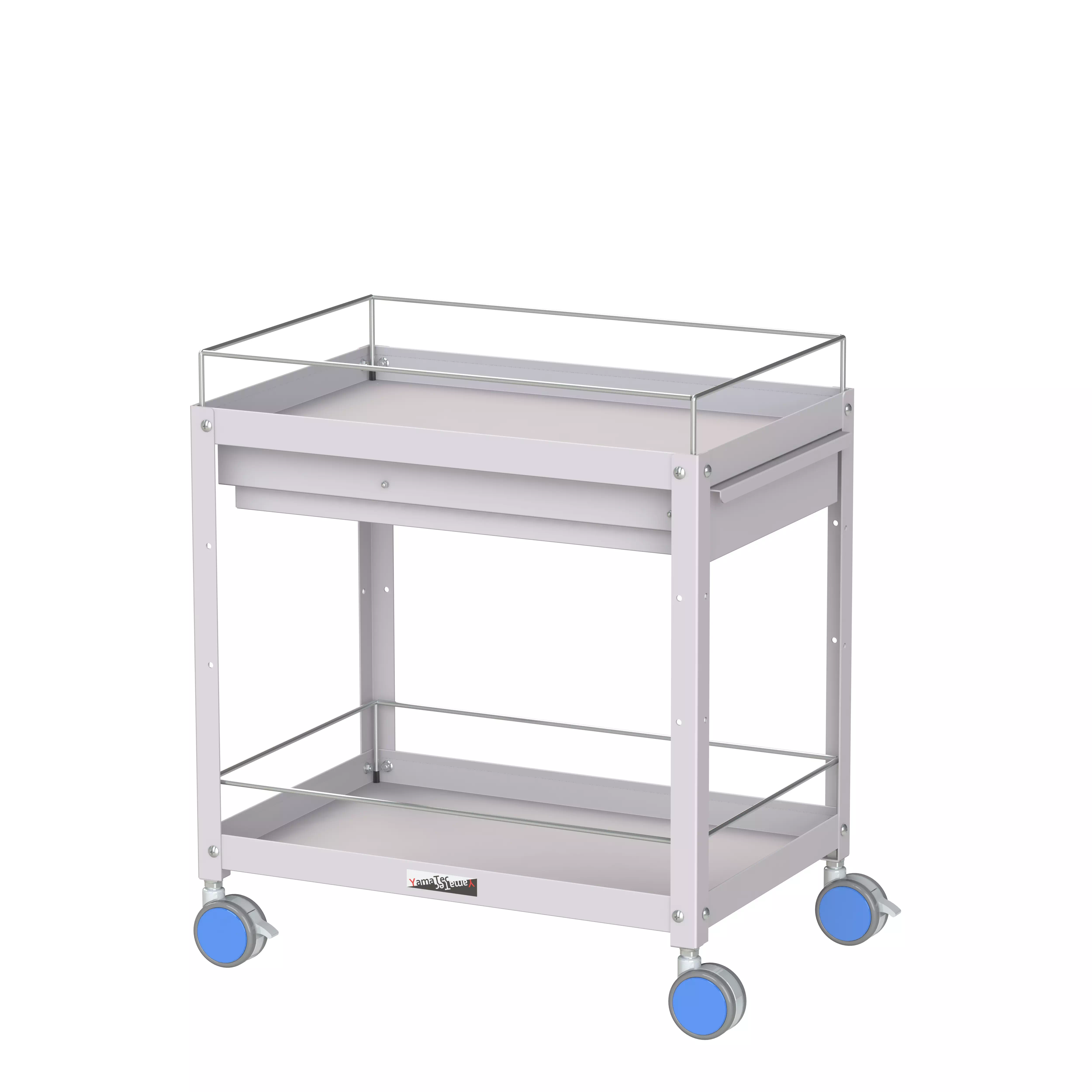 色彩ワゴン（ウレタン巻双輪キャスター）