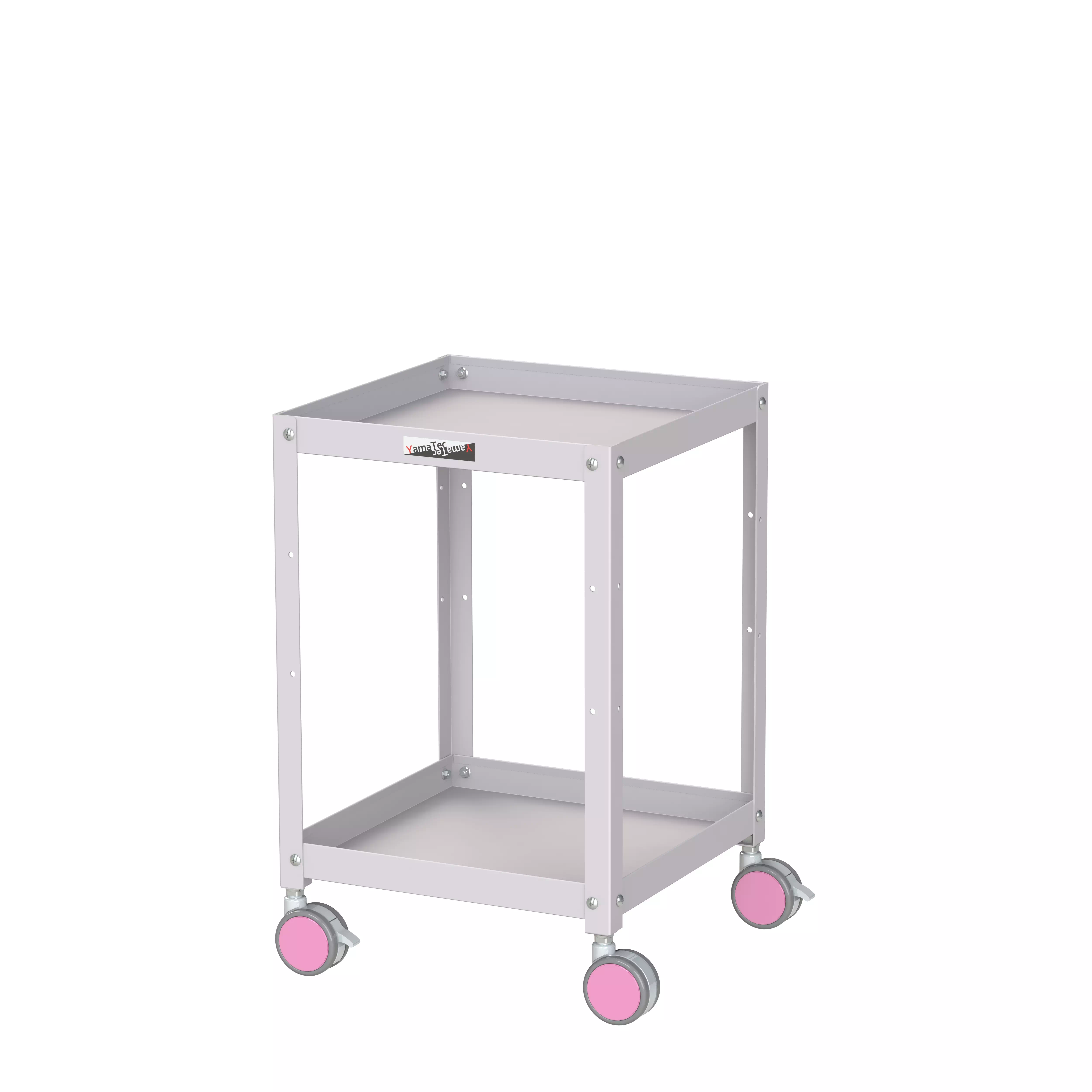 色彩ワゴン（ウレタン巻双輪キャスター）