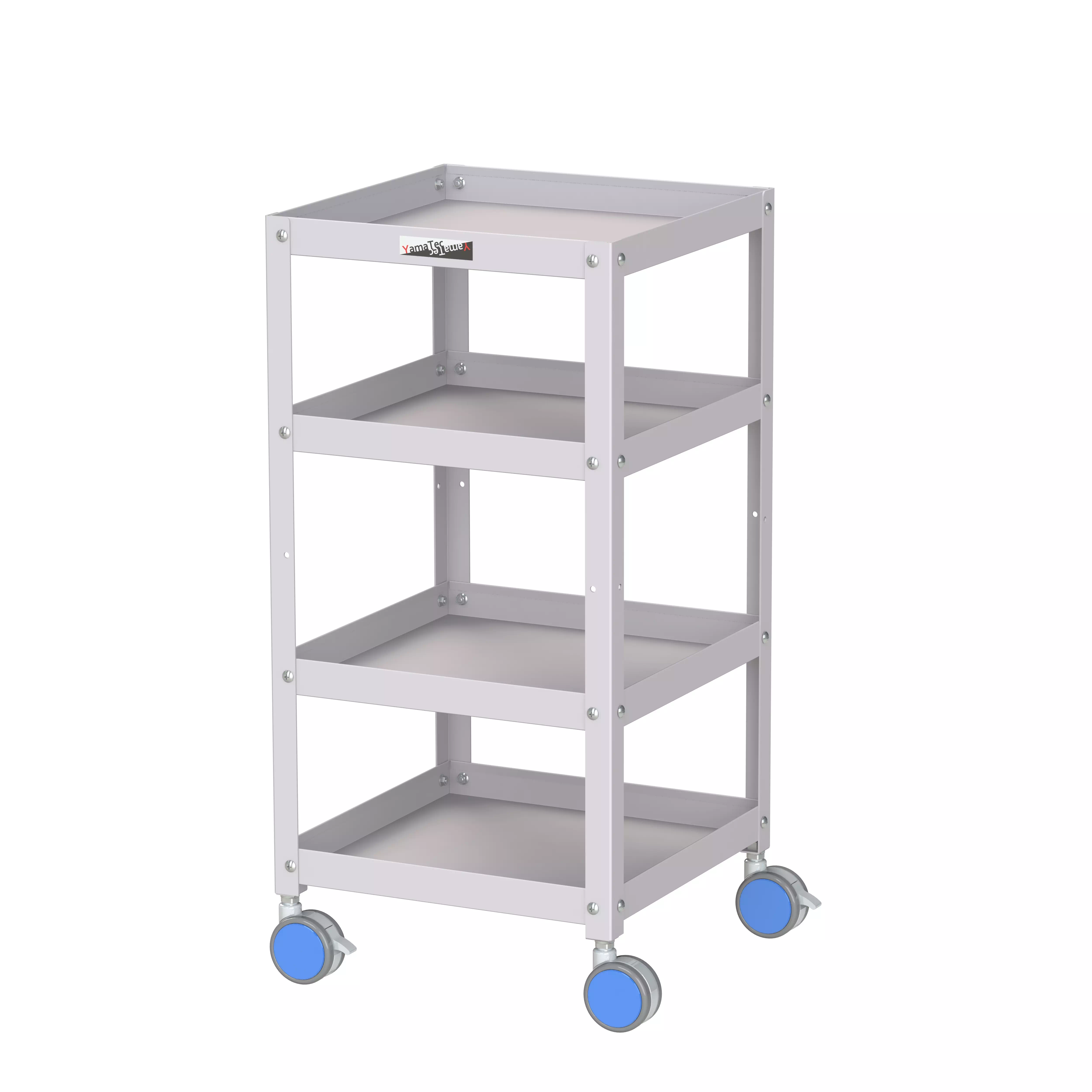 色彩ワゴン（ウレタン巻双輪キャスター）