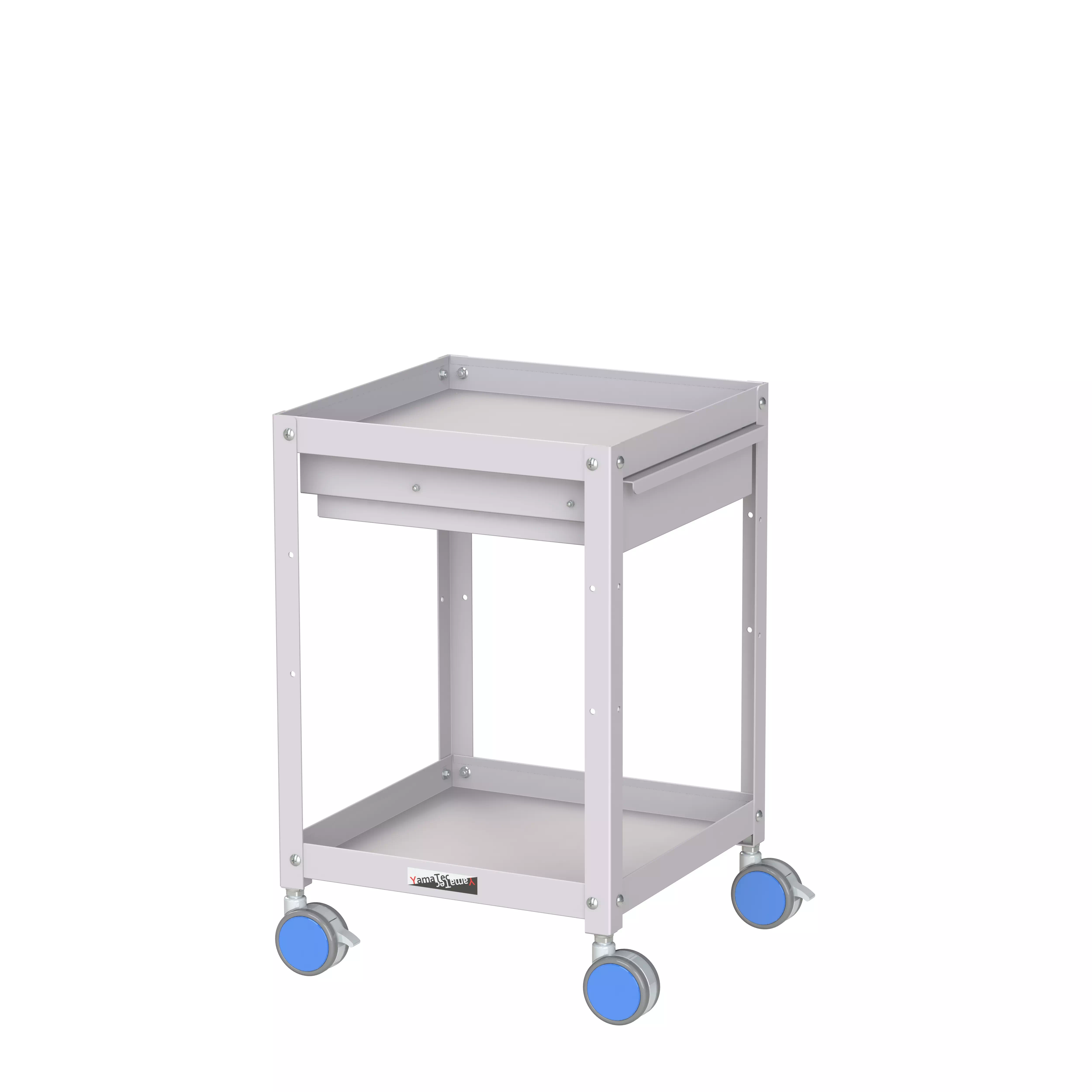 色彩ワゴン(ウレタン巻双輪キャスター)