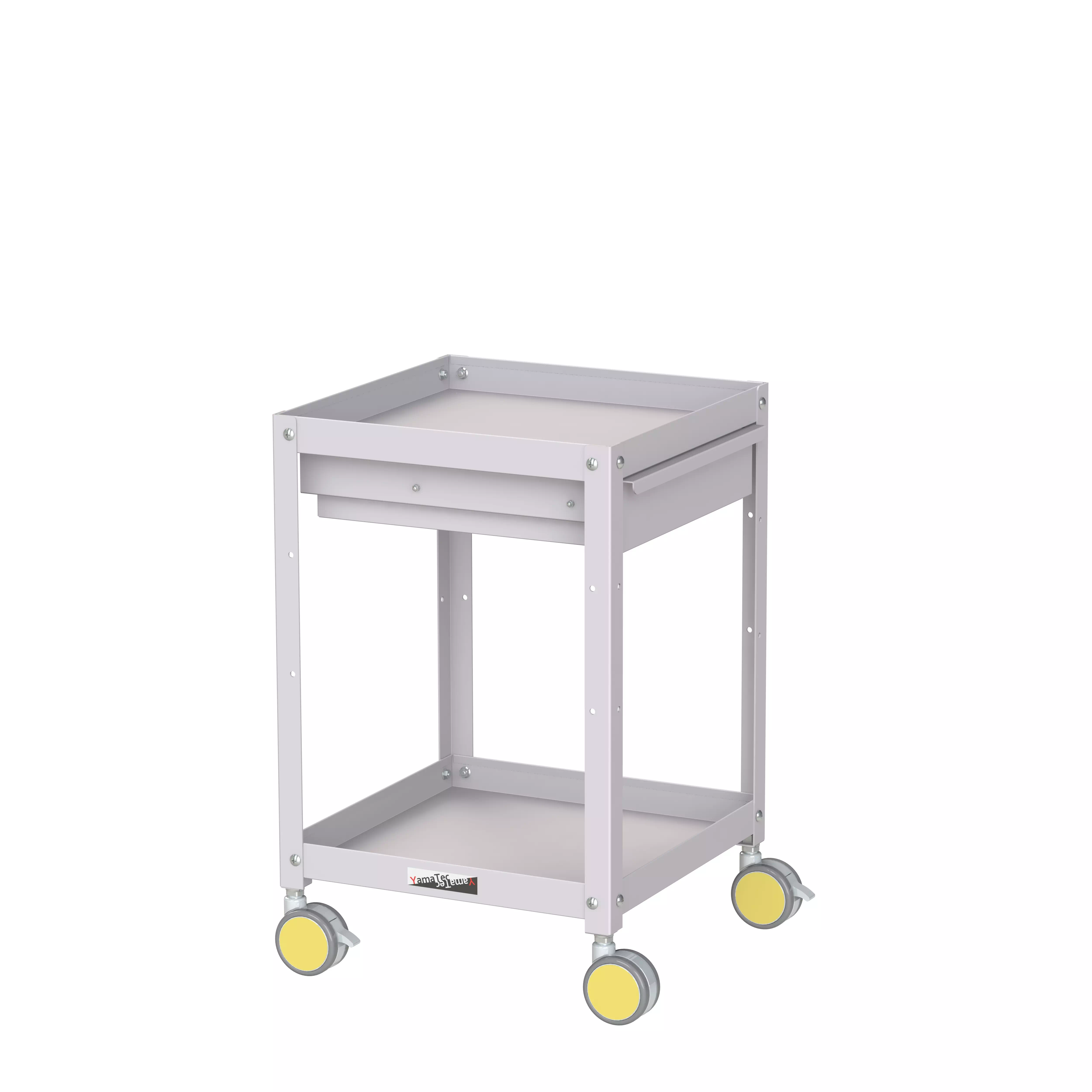 色彩ワゴン(ウレタン巻双輪キャスター)