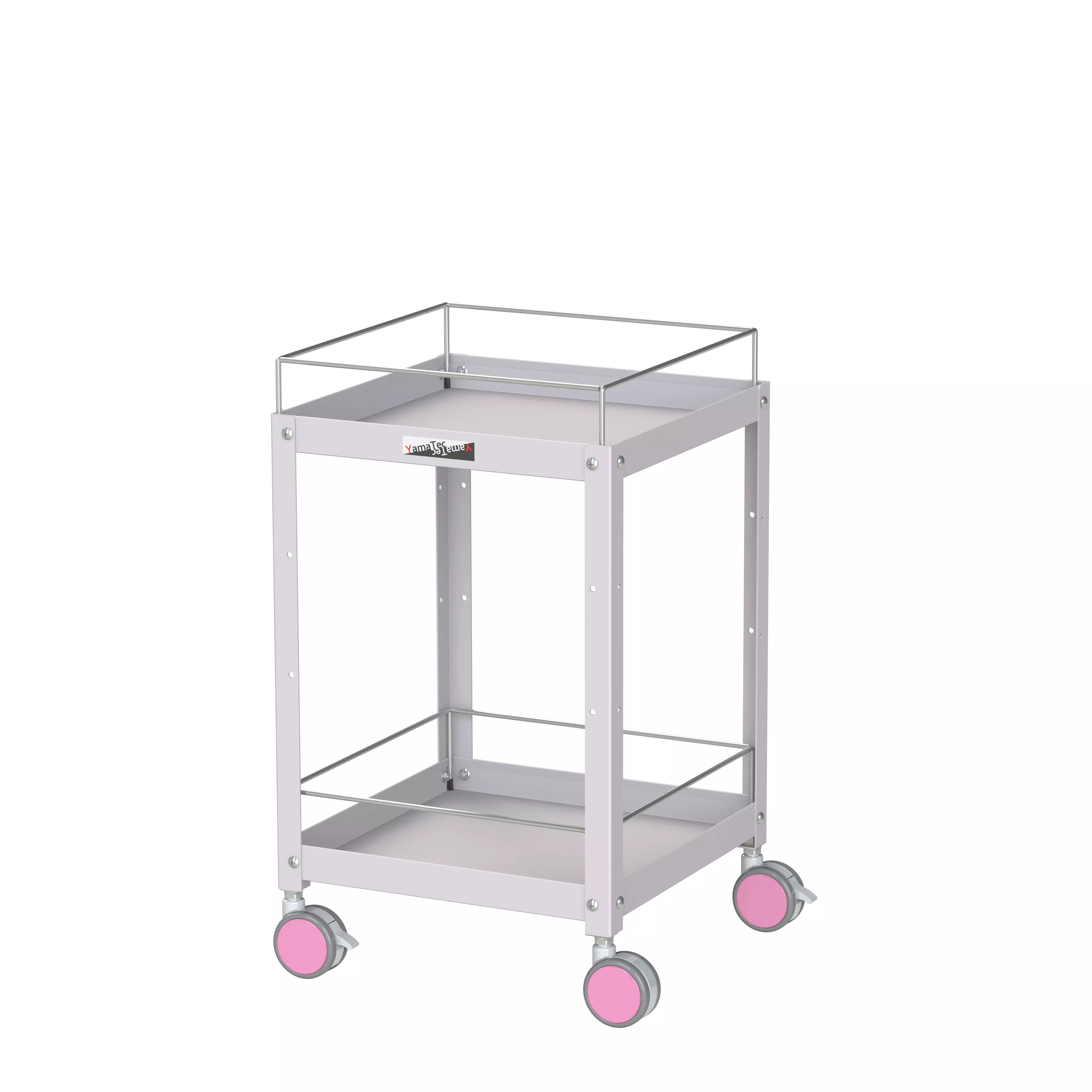 色彩ワゴン(ウレタン巻双輪キャスター)