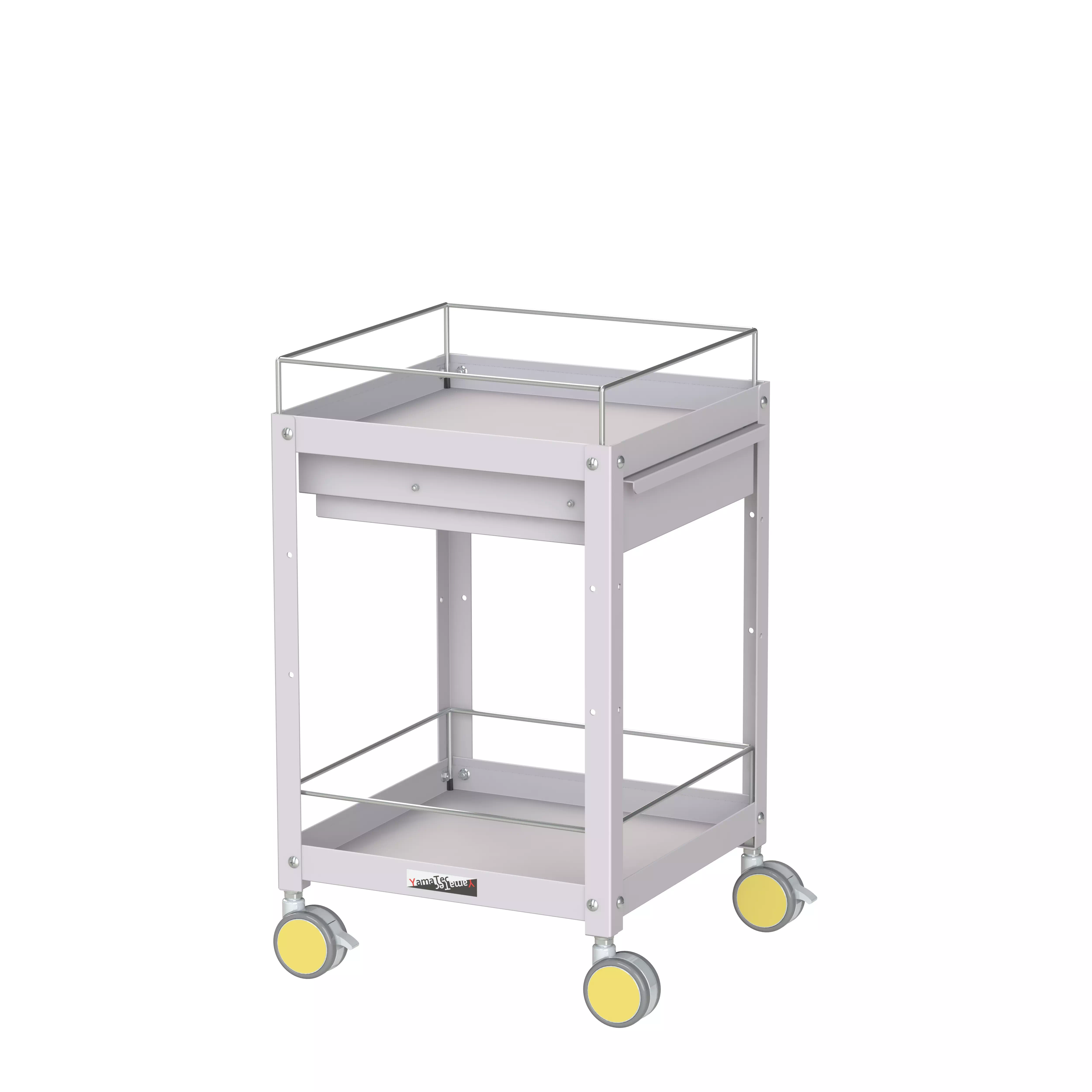 色彩ワゴン(ウレタン巻双輪キャスター)