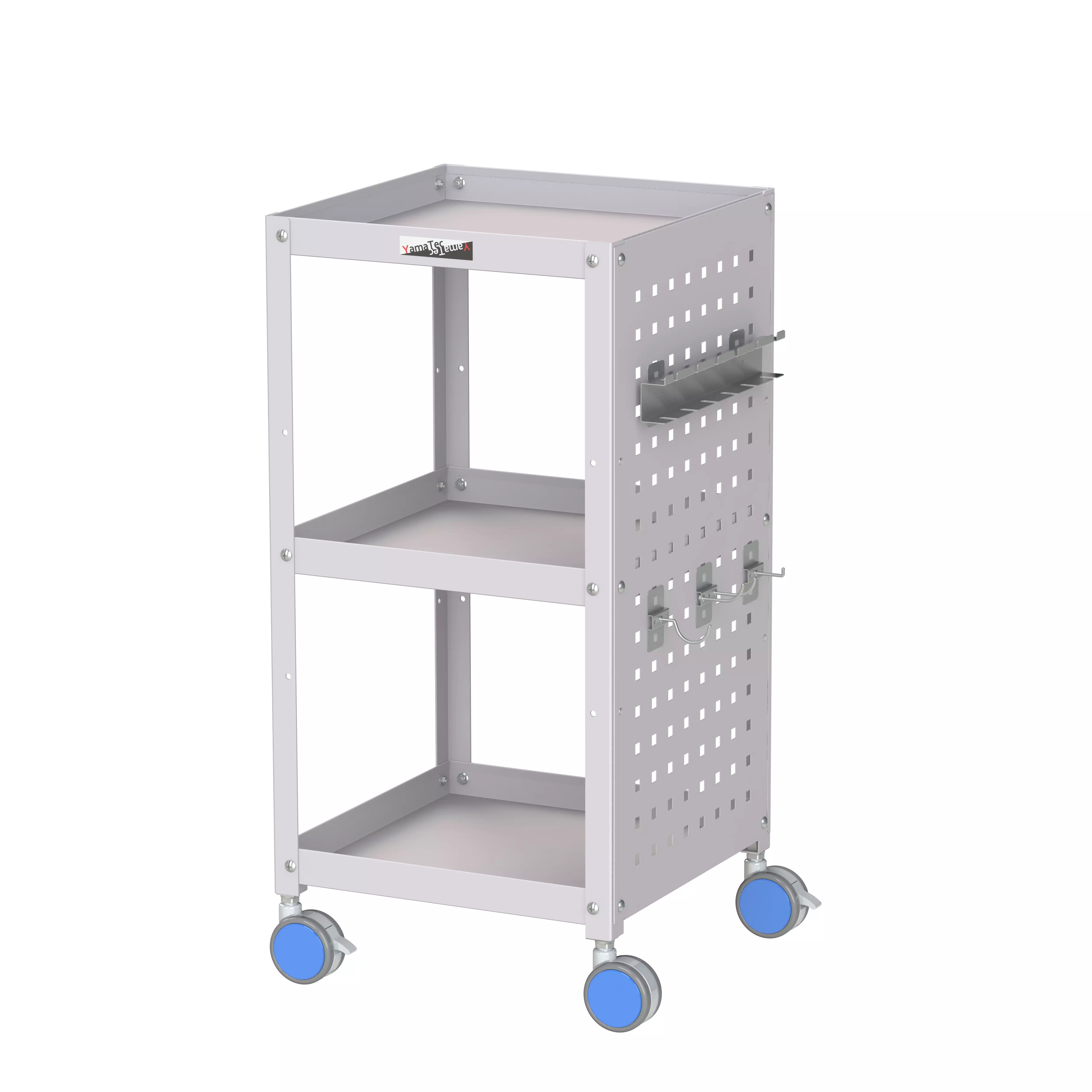 色彩ワゴン（ウレタン巻双輪キャスター）