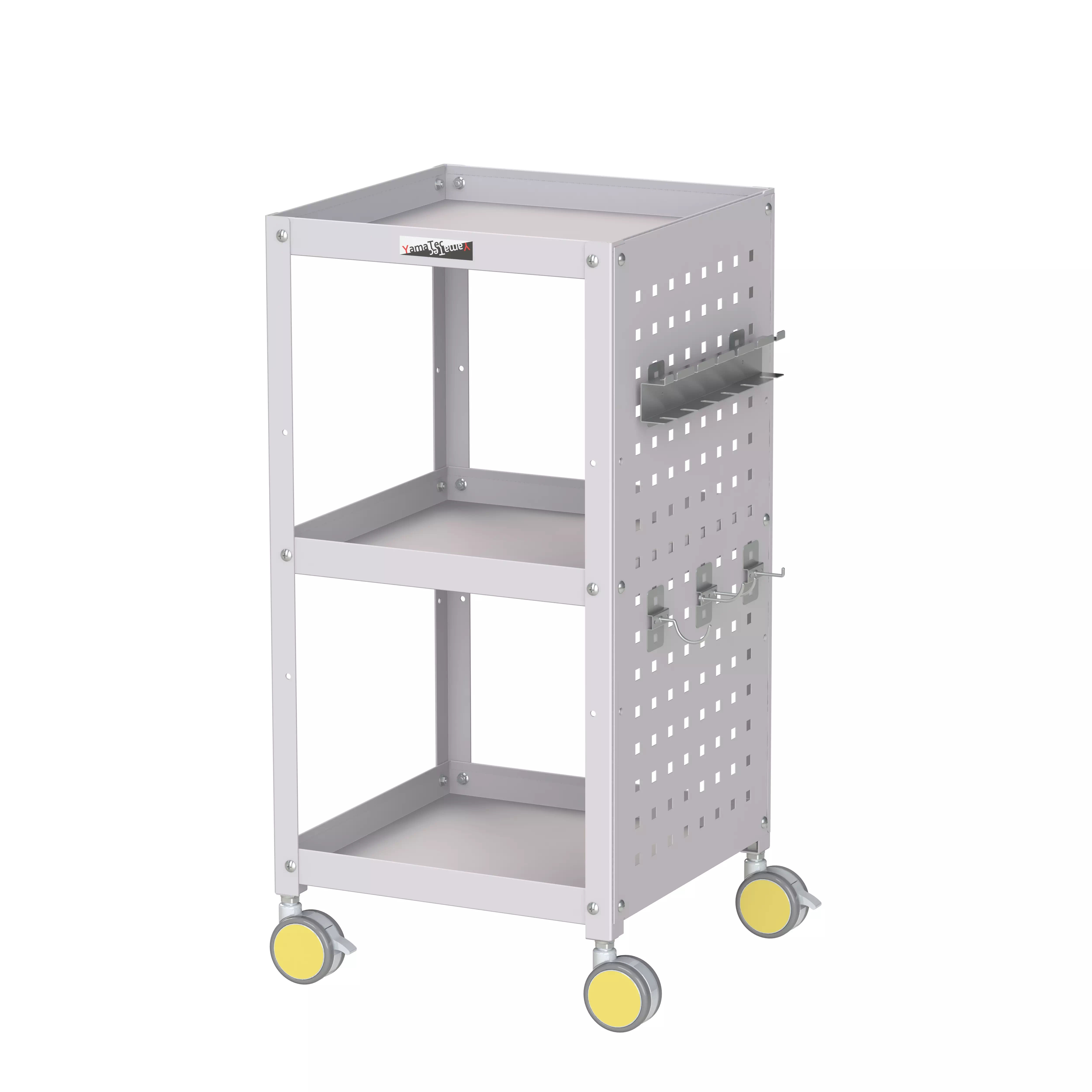 色彩ワゴン(ウレタン巻双輪キャスター)