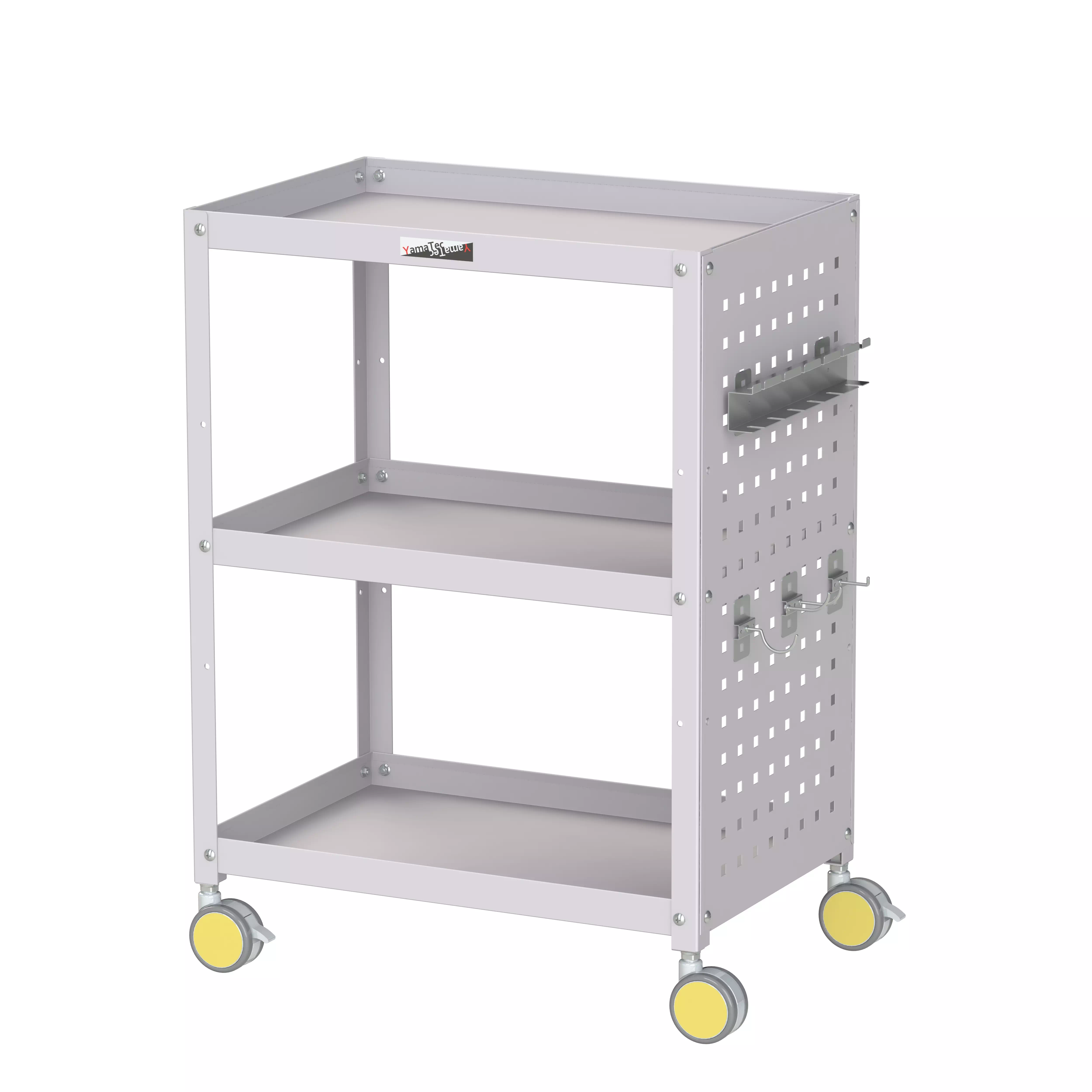 色彩ワゴン(ウレタン巻双輪キャスター)