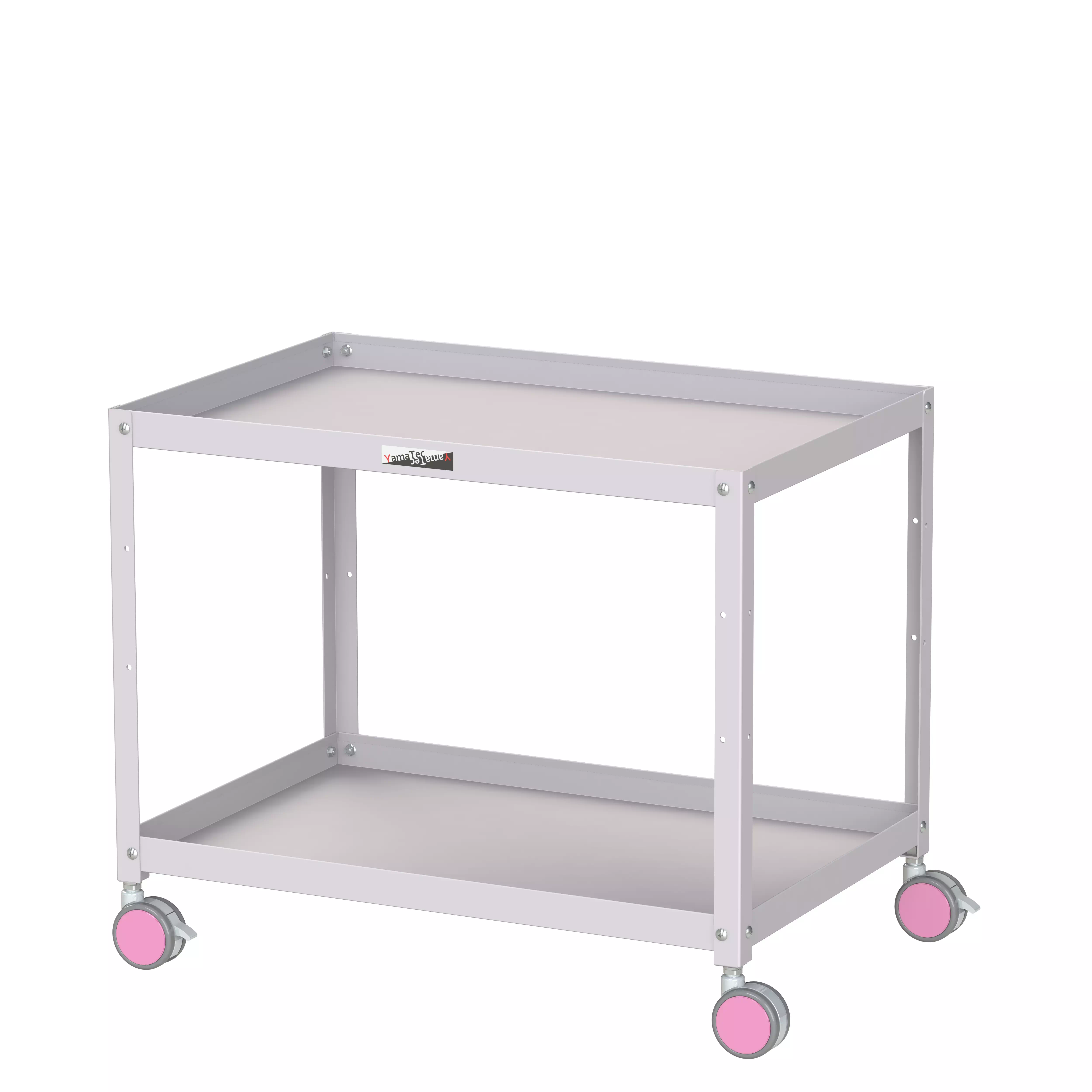 色彩ワゴン（ウレタン巻双輪キャスター）