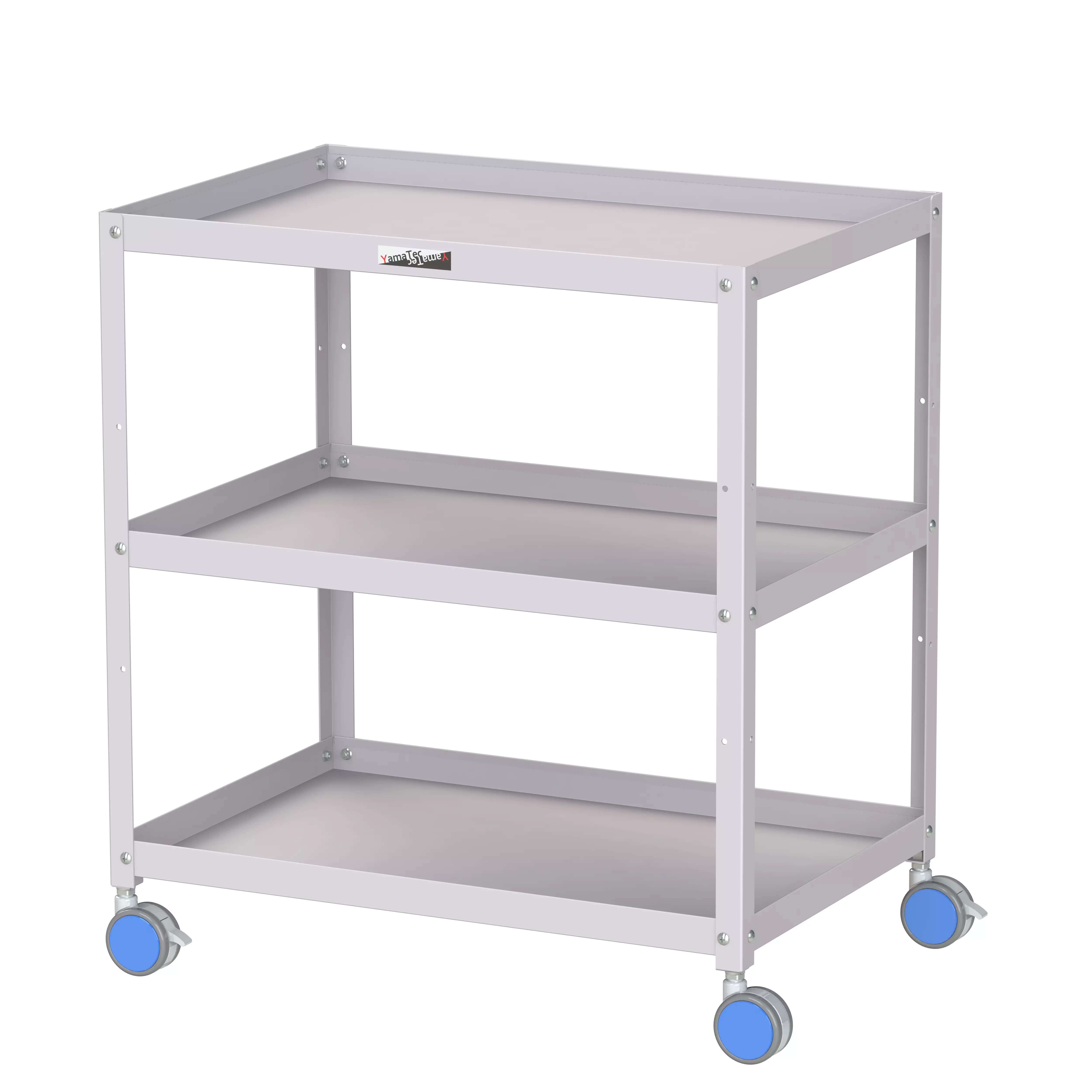 色彩ワゴン(ウレタン巻双輪キャスター)