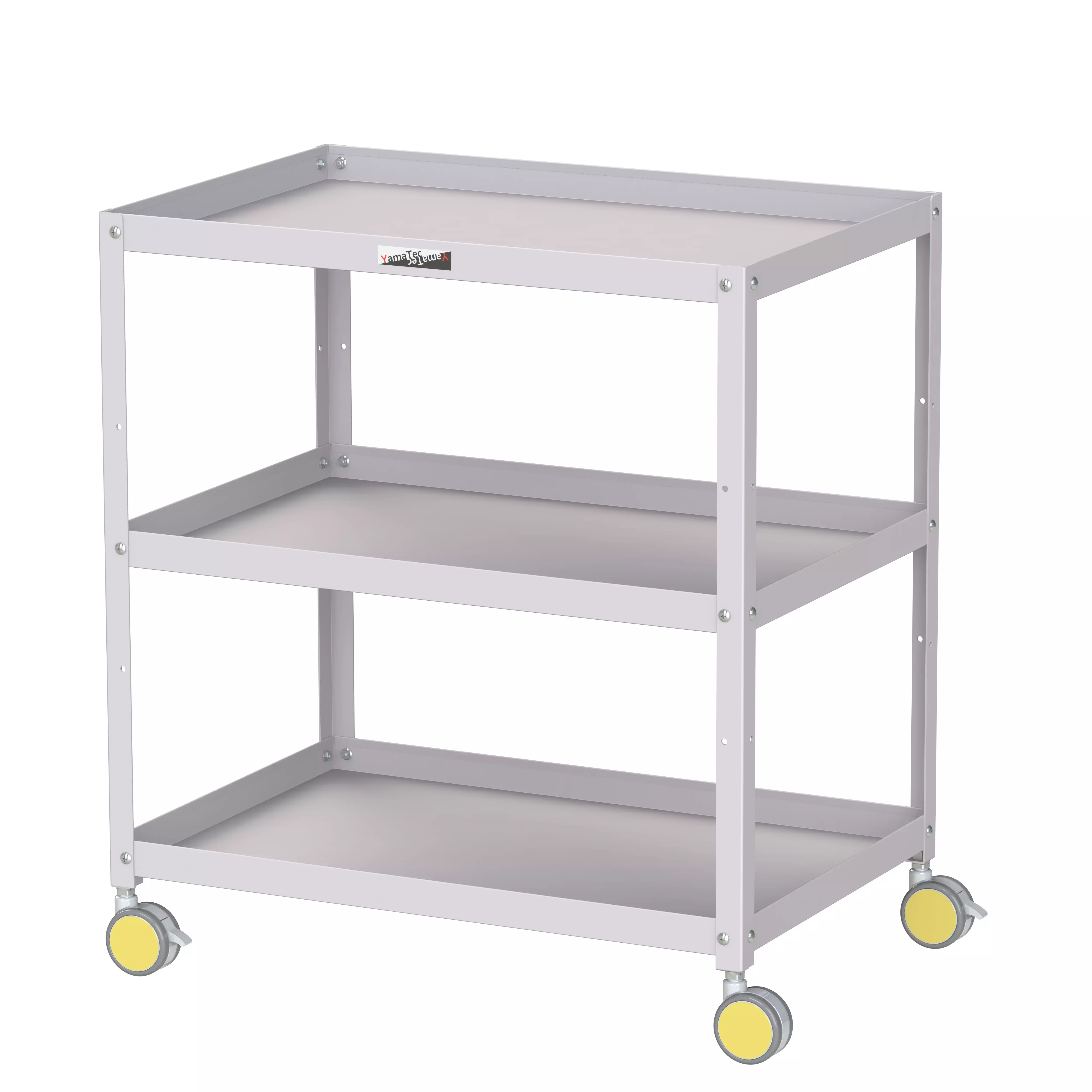 色彩ワゴン（ウレタン巻双輪キャスター）