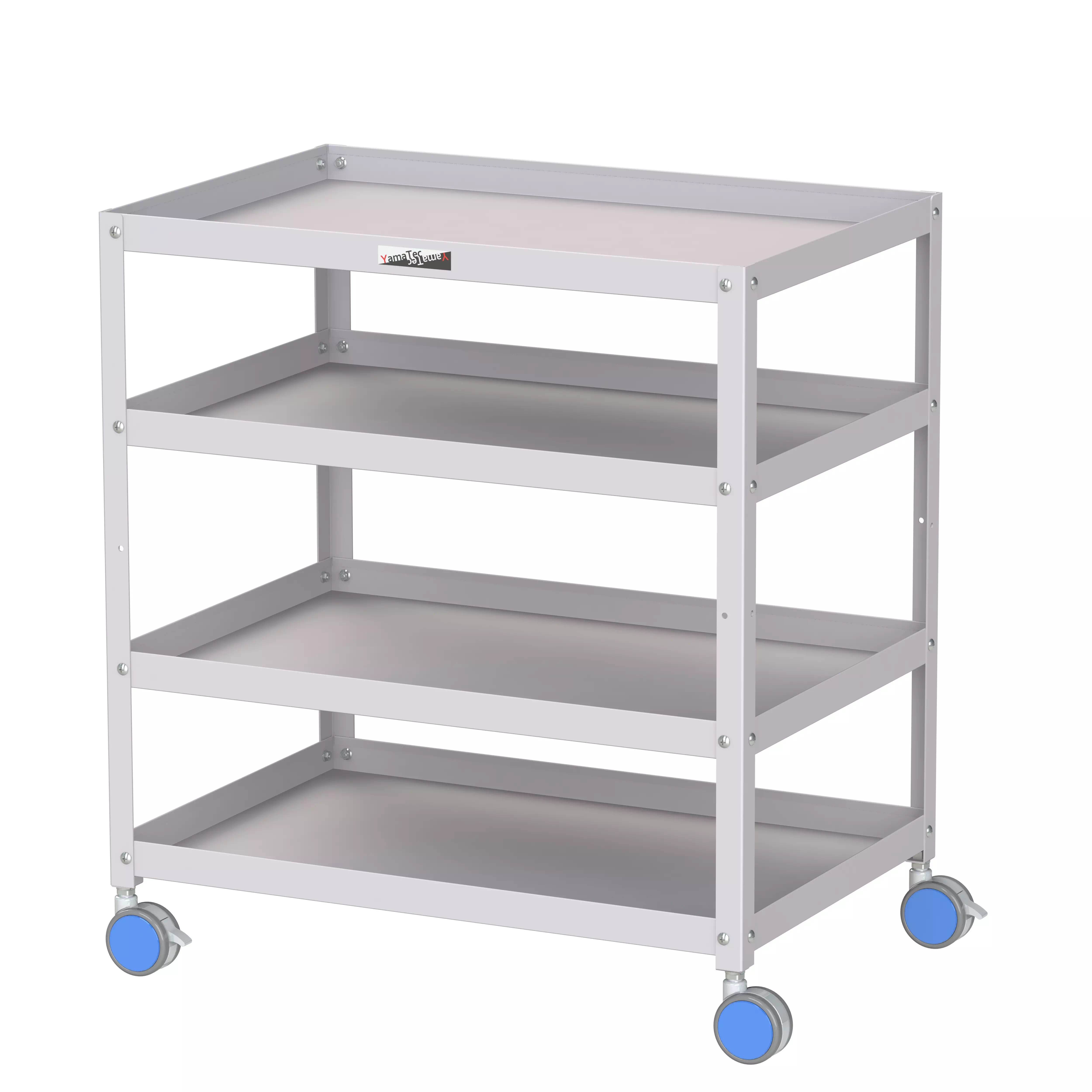 色彩ワゴン(ウレタン巻双輪キャスター)