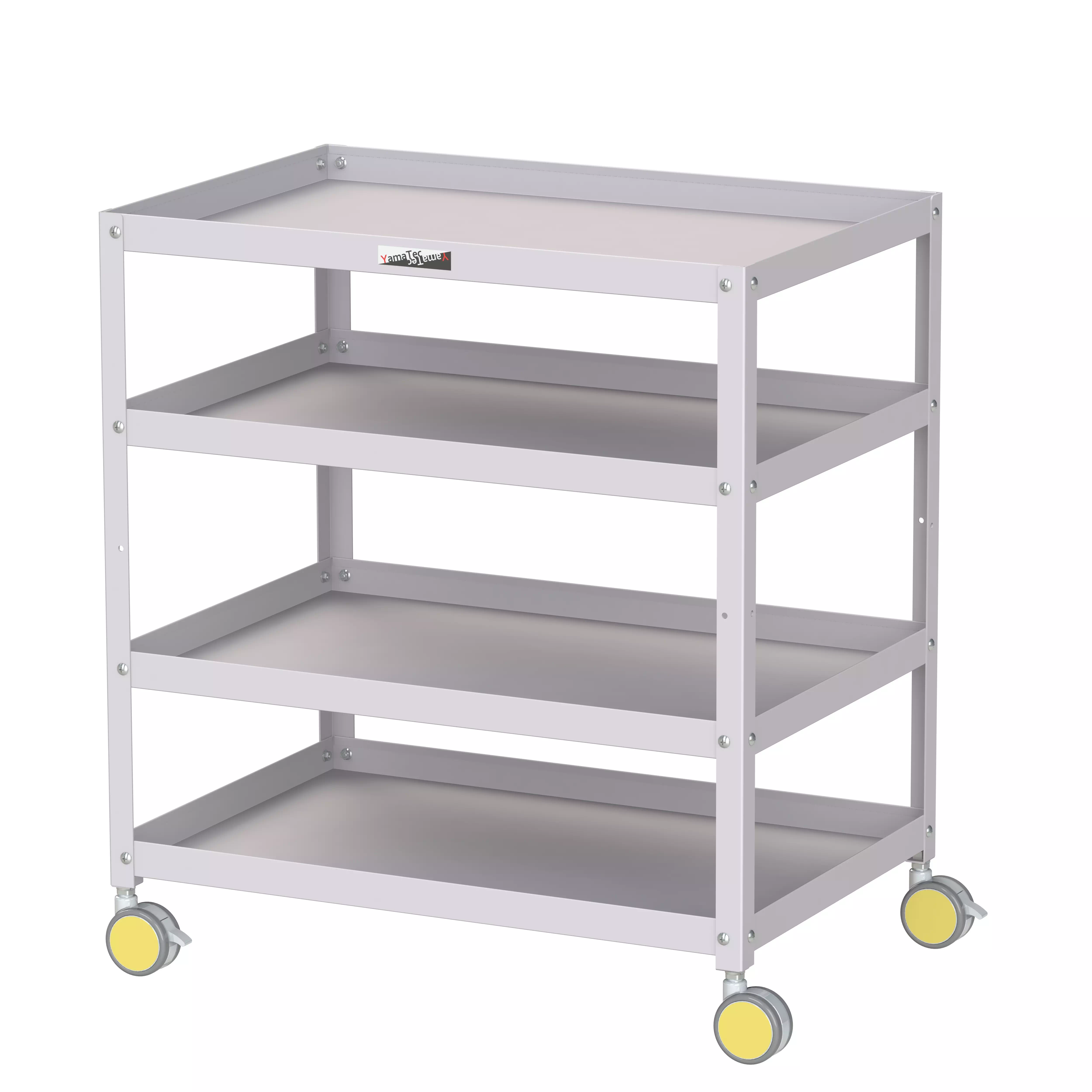 色彩ワゴン(ウレタン巻双輪キャスター)