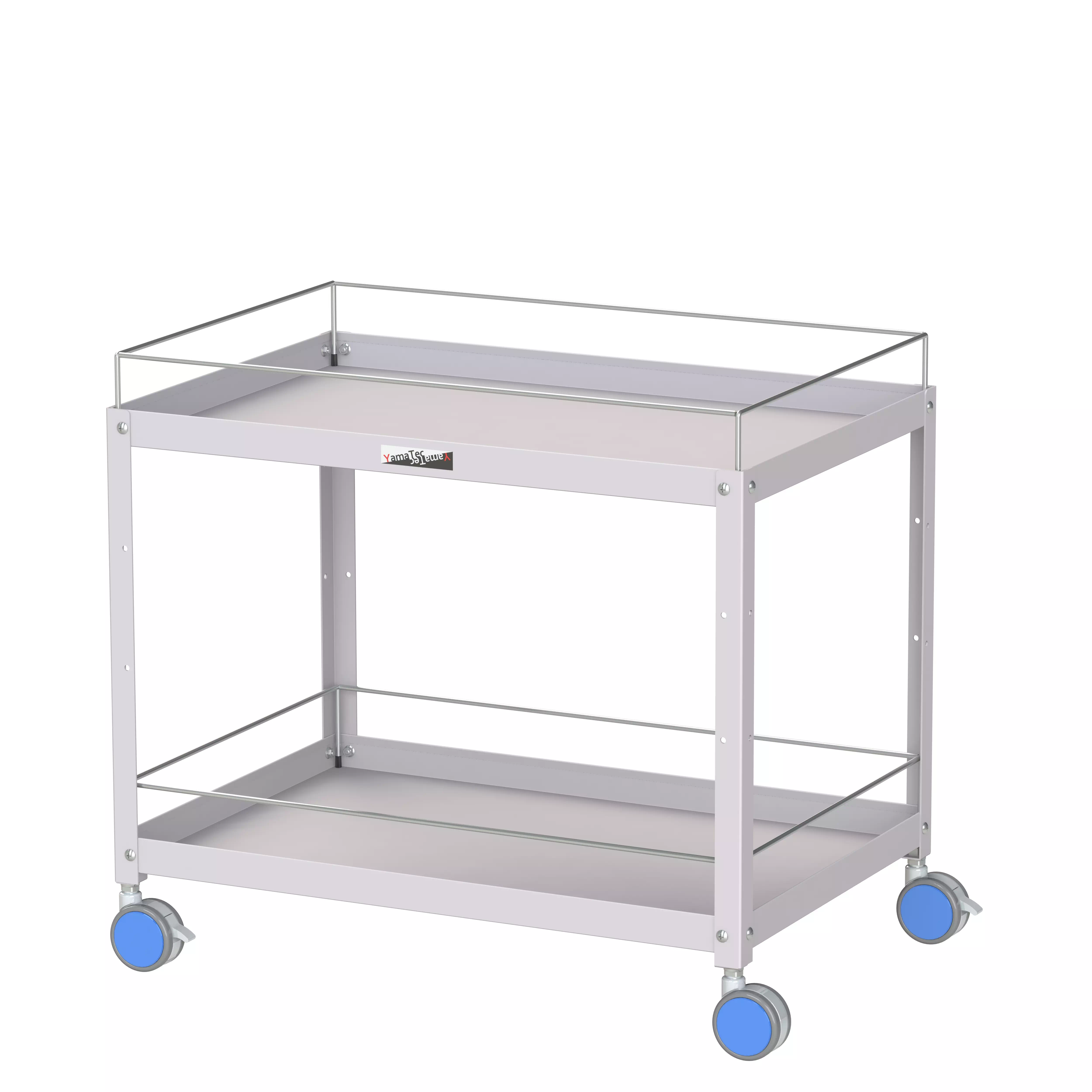 色彩ワゴン(ウレタン巻双輪キャスター)