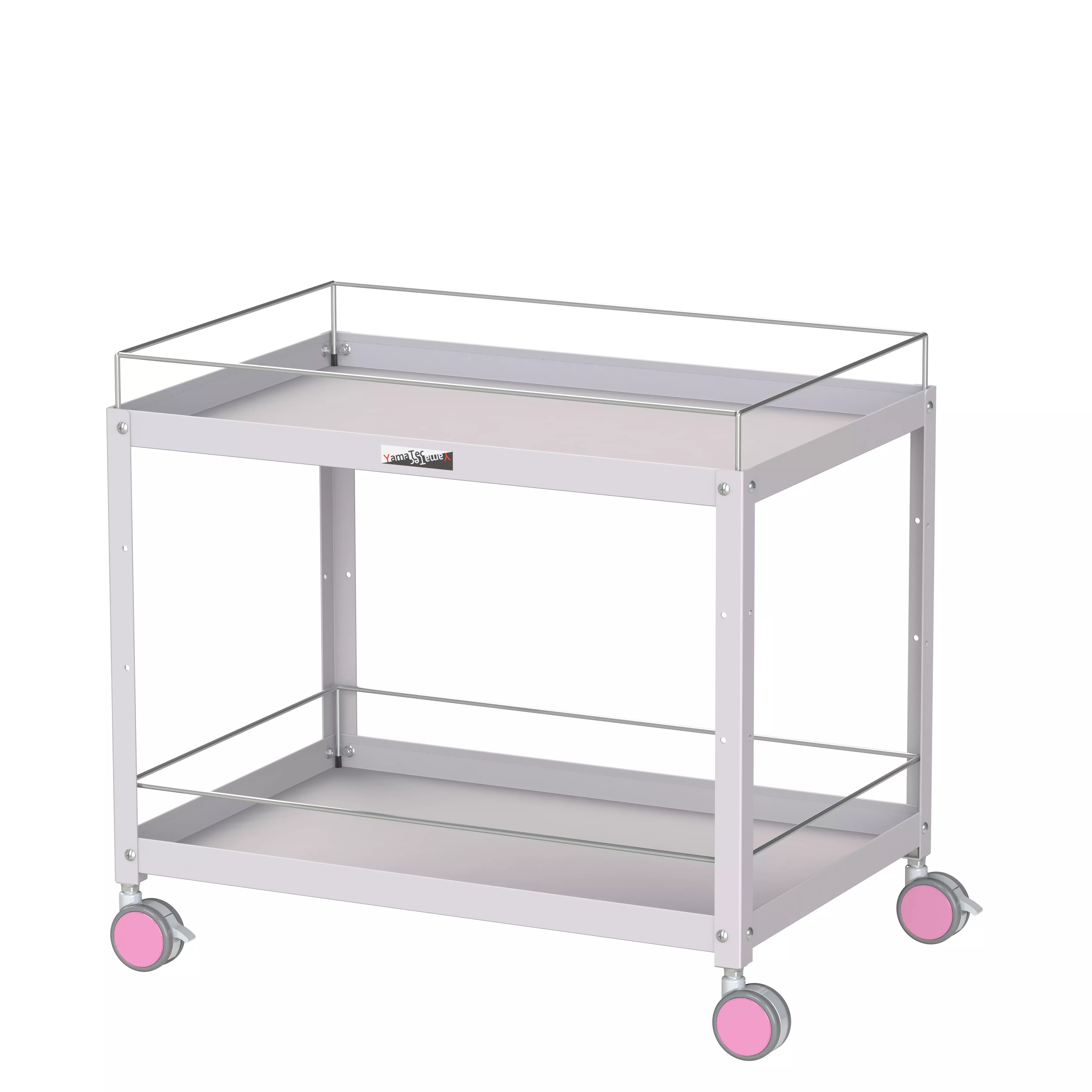 色彩ワゴン(ウレタン巻双輪キャスター)