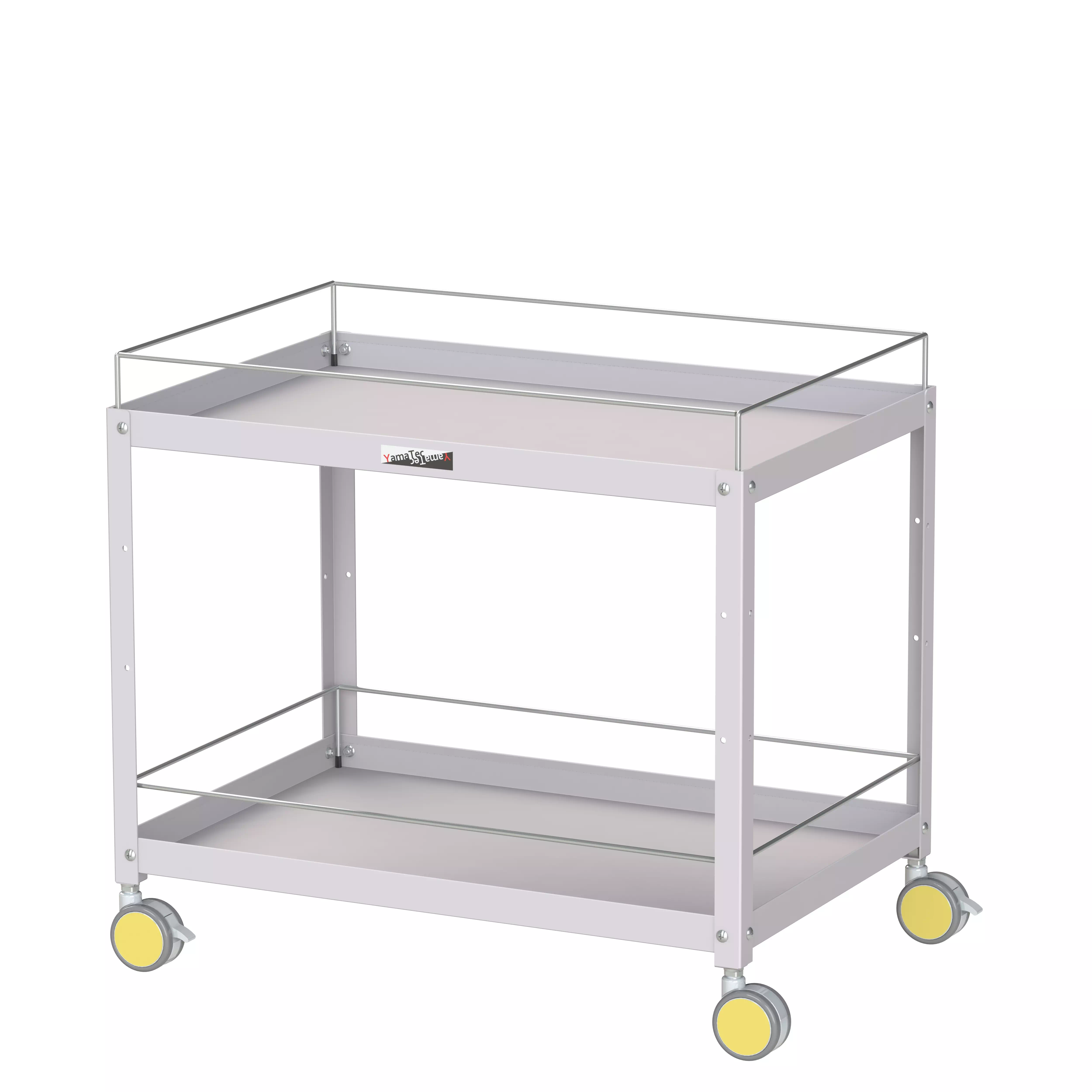 色彩ワゴン(ウレタン巻双輪キャスター)