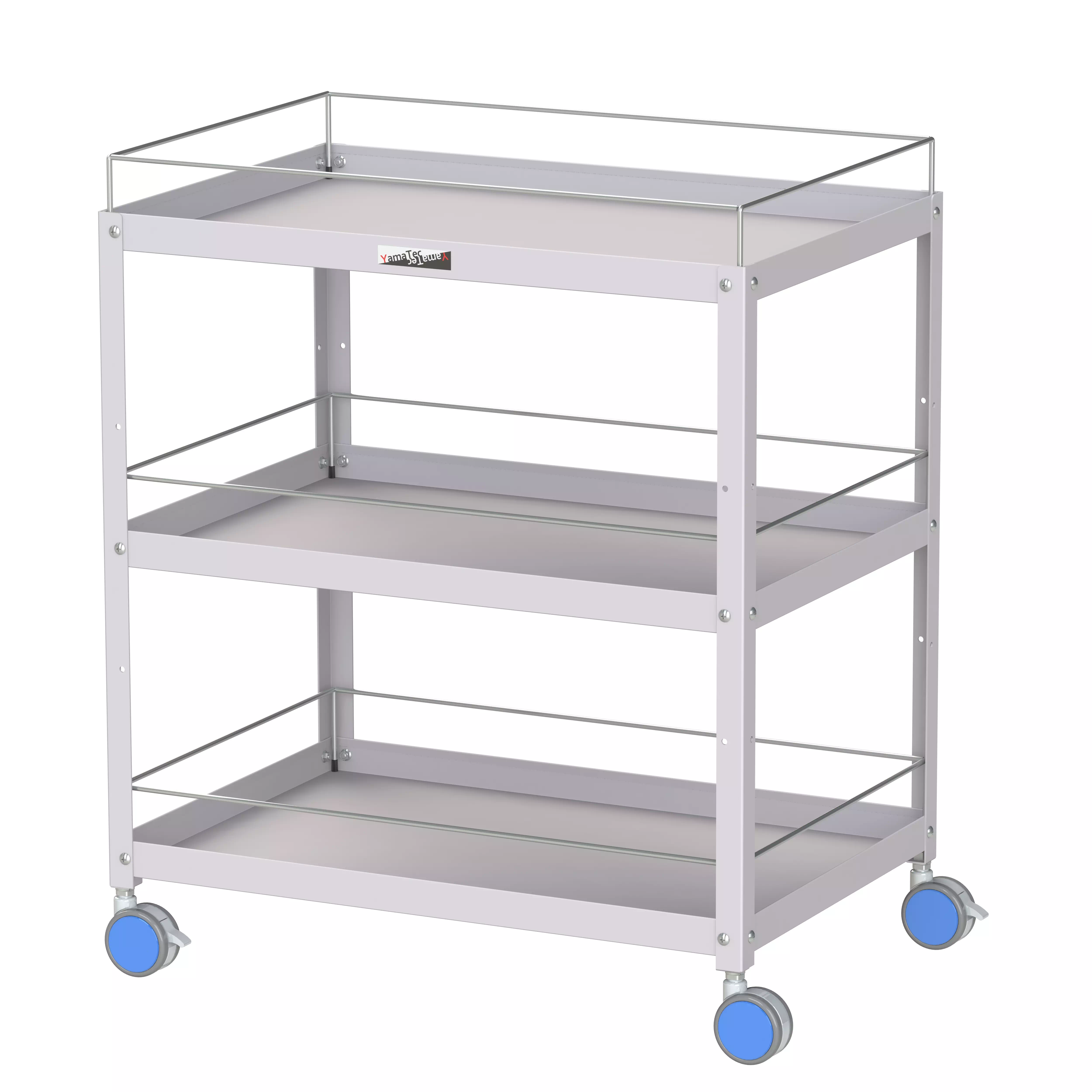 色彩ワゴン（ウレタン巻双輪キャスター）