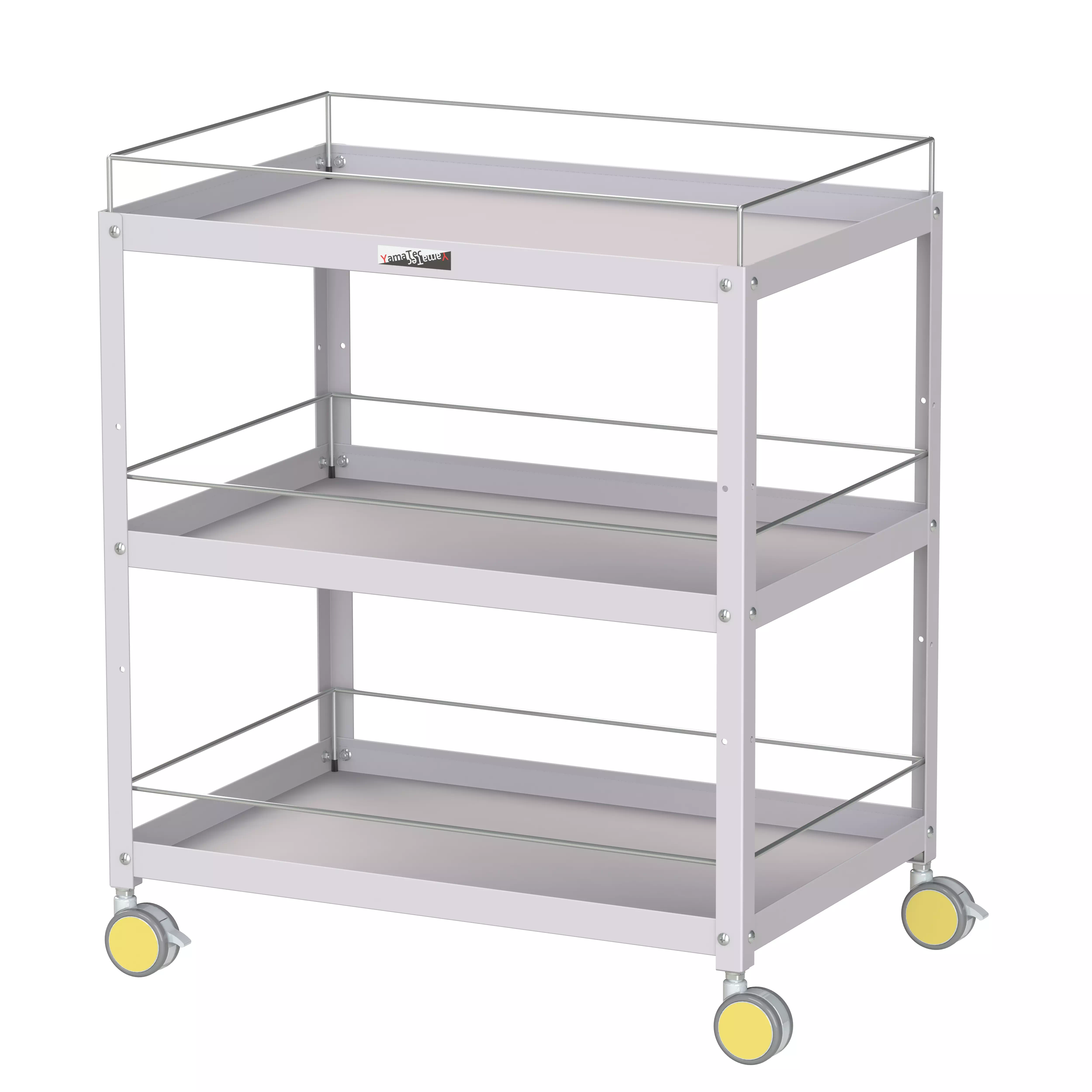 色彩ワゴン（ウレタン巻双輪キャスター）