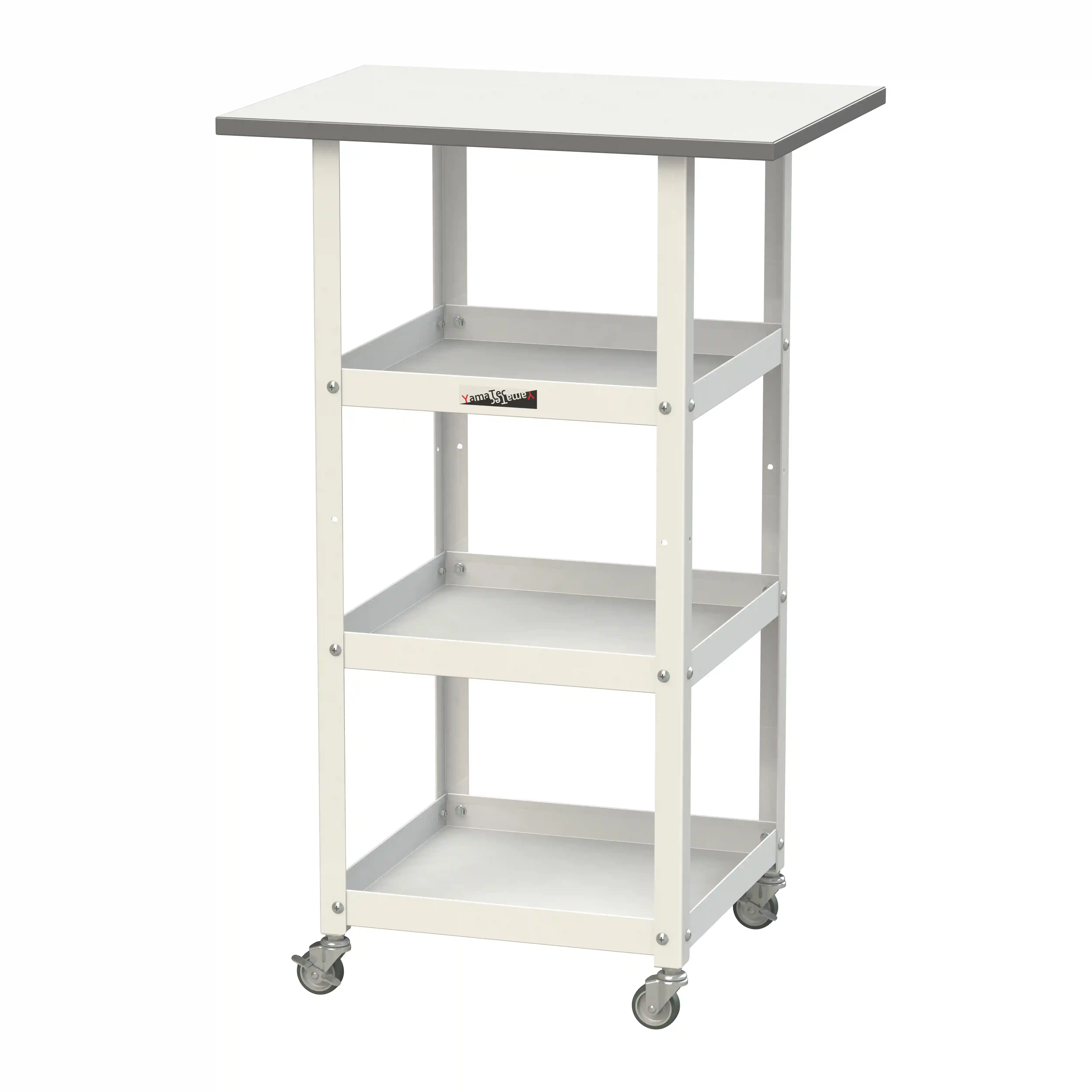 天板付き150ワゴン移動式 低圧メラミン天板仕様 H950㎜