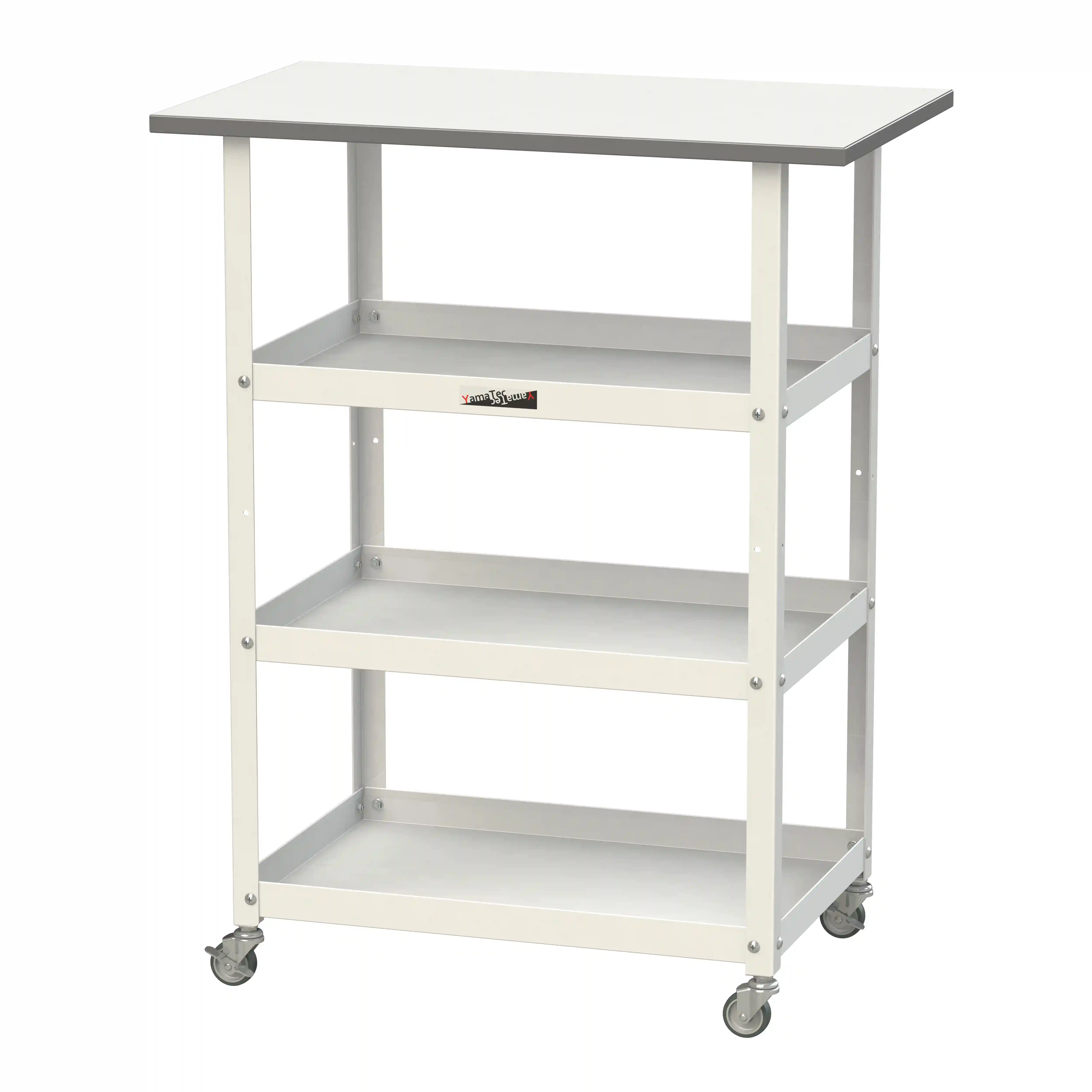 天板付き150ワゴン移動式 低圧メラミン天板仕様 H950㎜