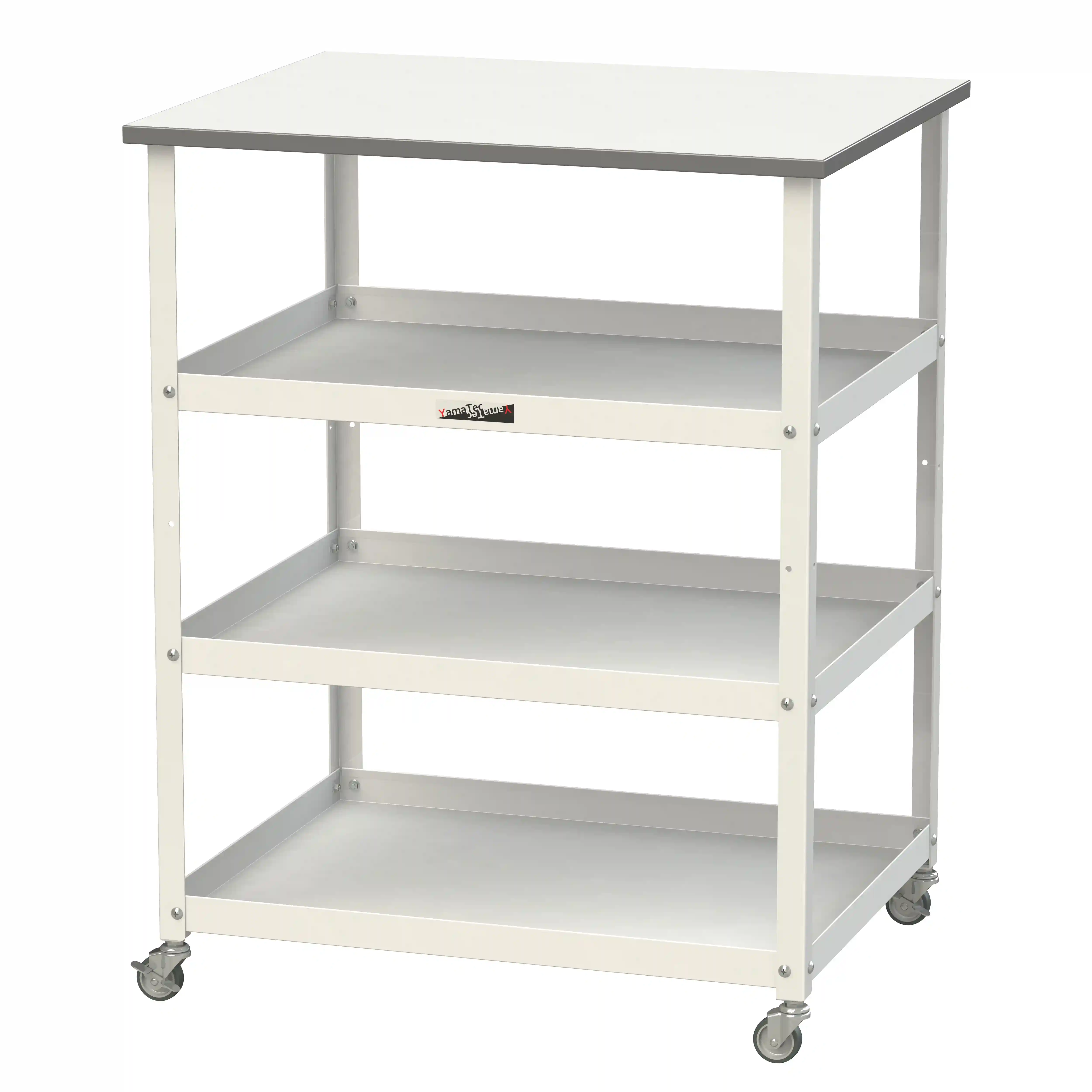 天板付き150ワゴン移動式 低圧メラミン天板仕様 H950㎜