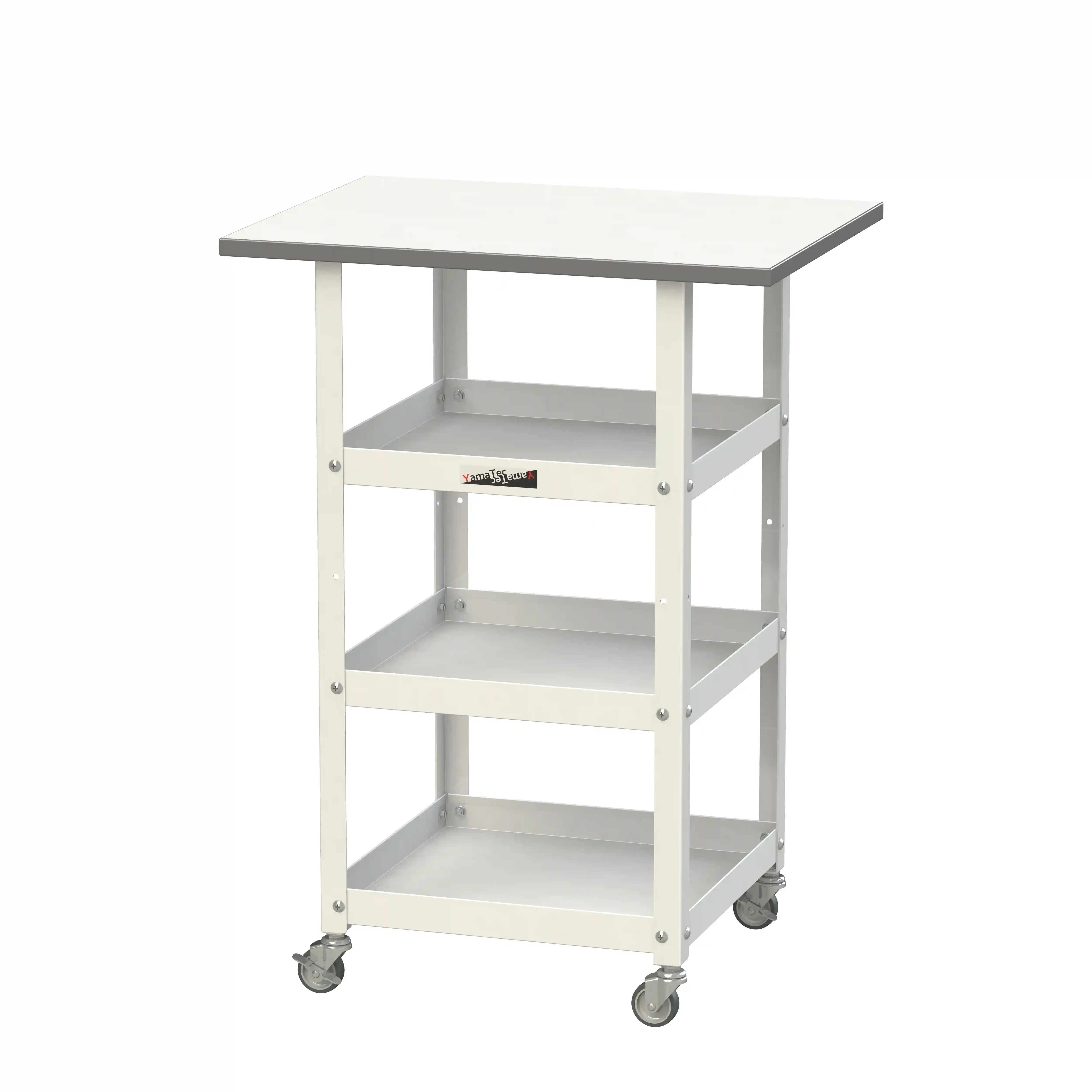 天板付き150ワゴン移動式 低圧メラミン天板仕様 H825㎜