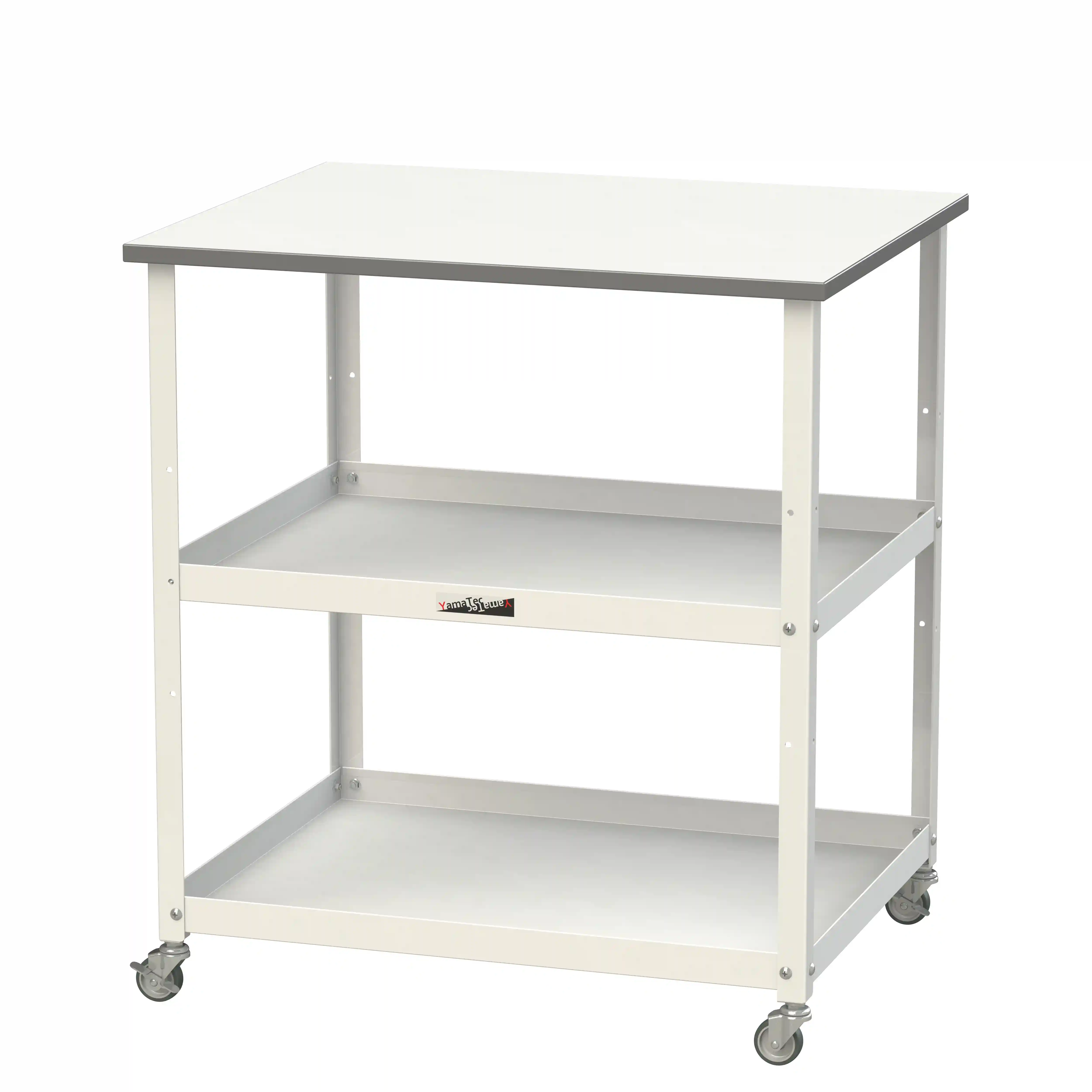 天板付き150ワゴン移動式 低圧メラミン天板仕様 H825㎜