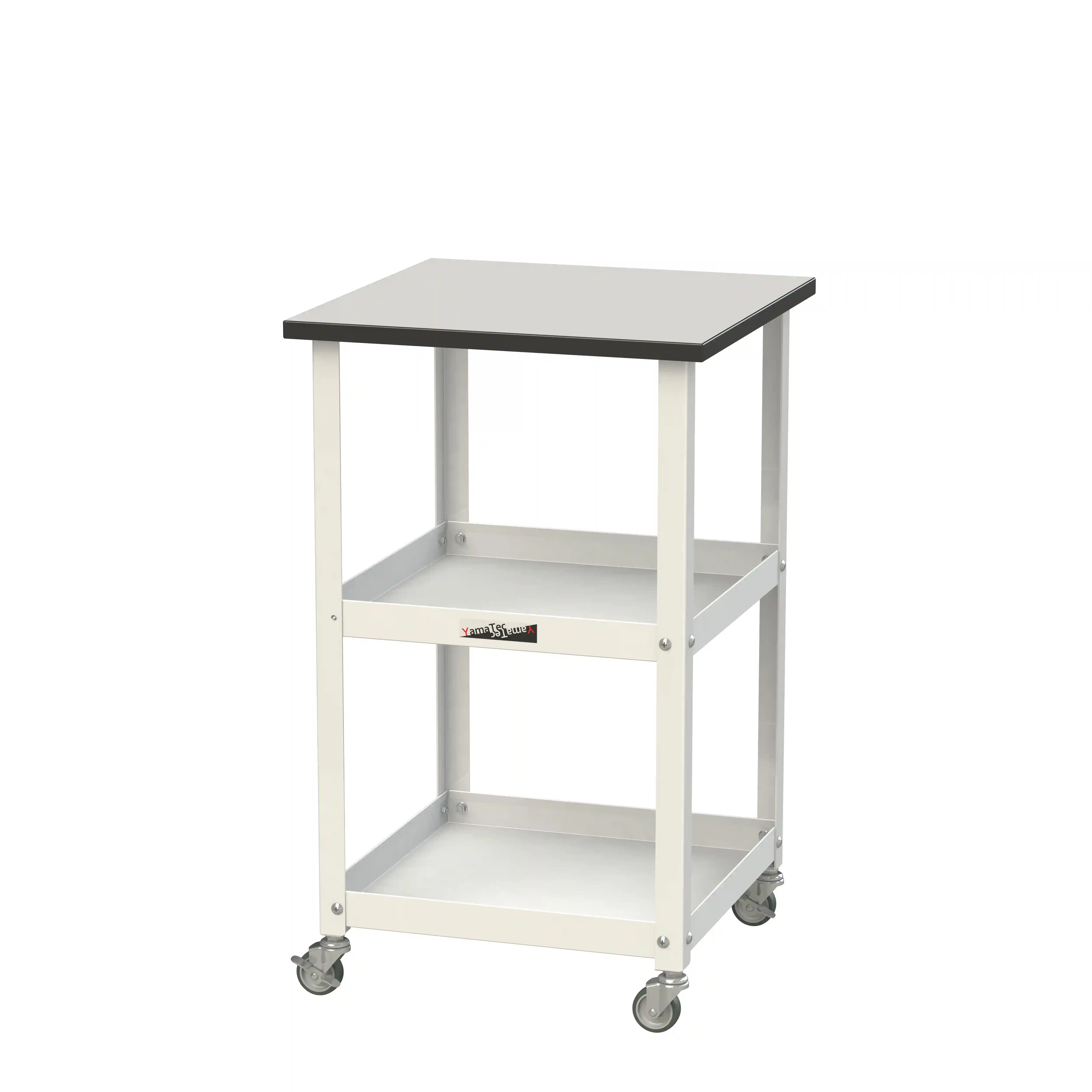 天板付き150ワゴン移動式 RoHS2指令対応塩ビシート天板仕様 H738㎜