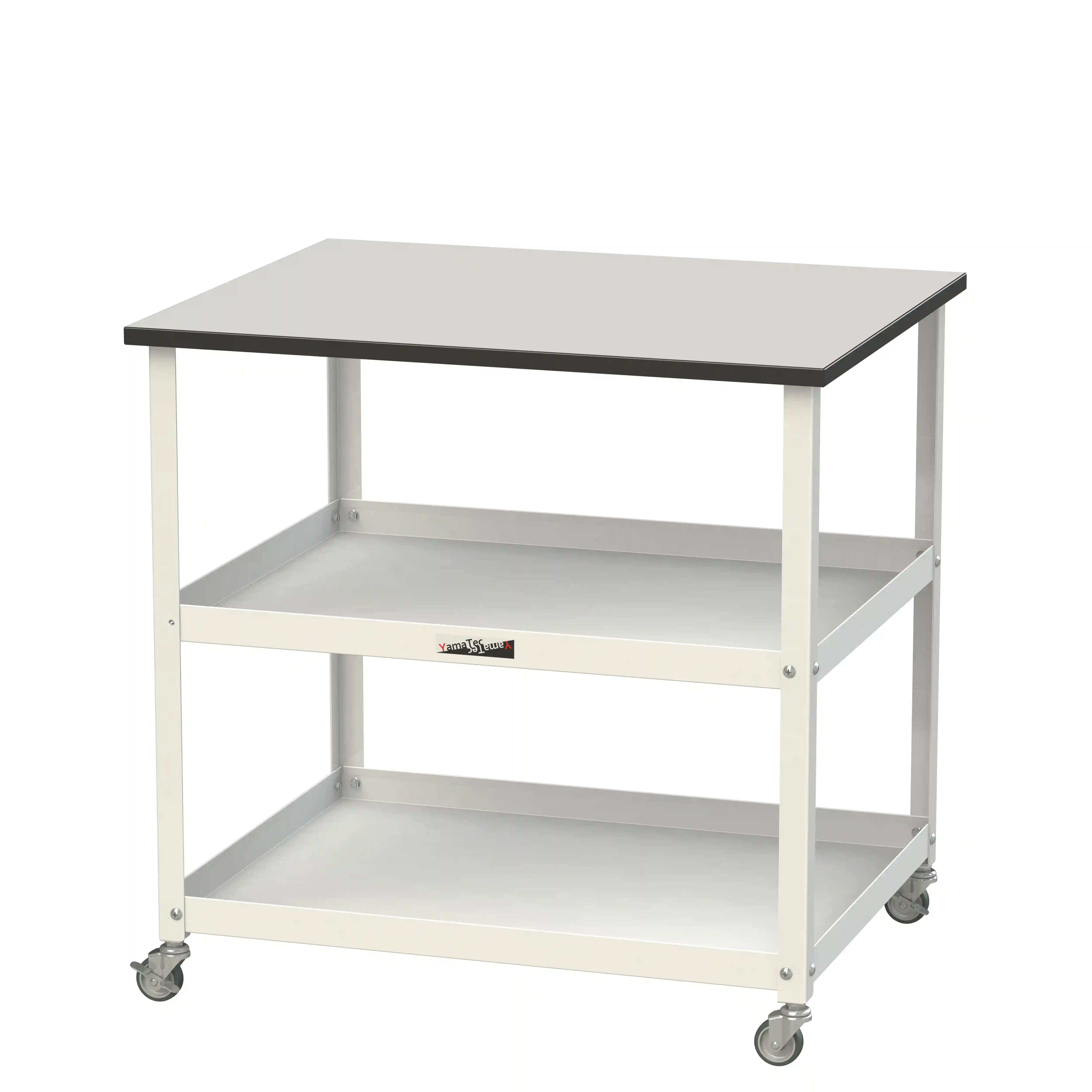 天板付き150ワゴン移動式 RoHS2指令対応塩ビシート天板仕様 H738㎜