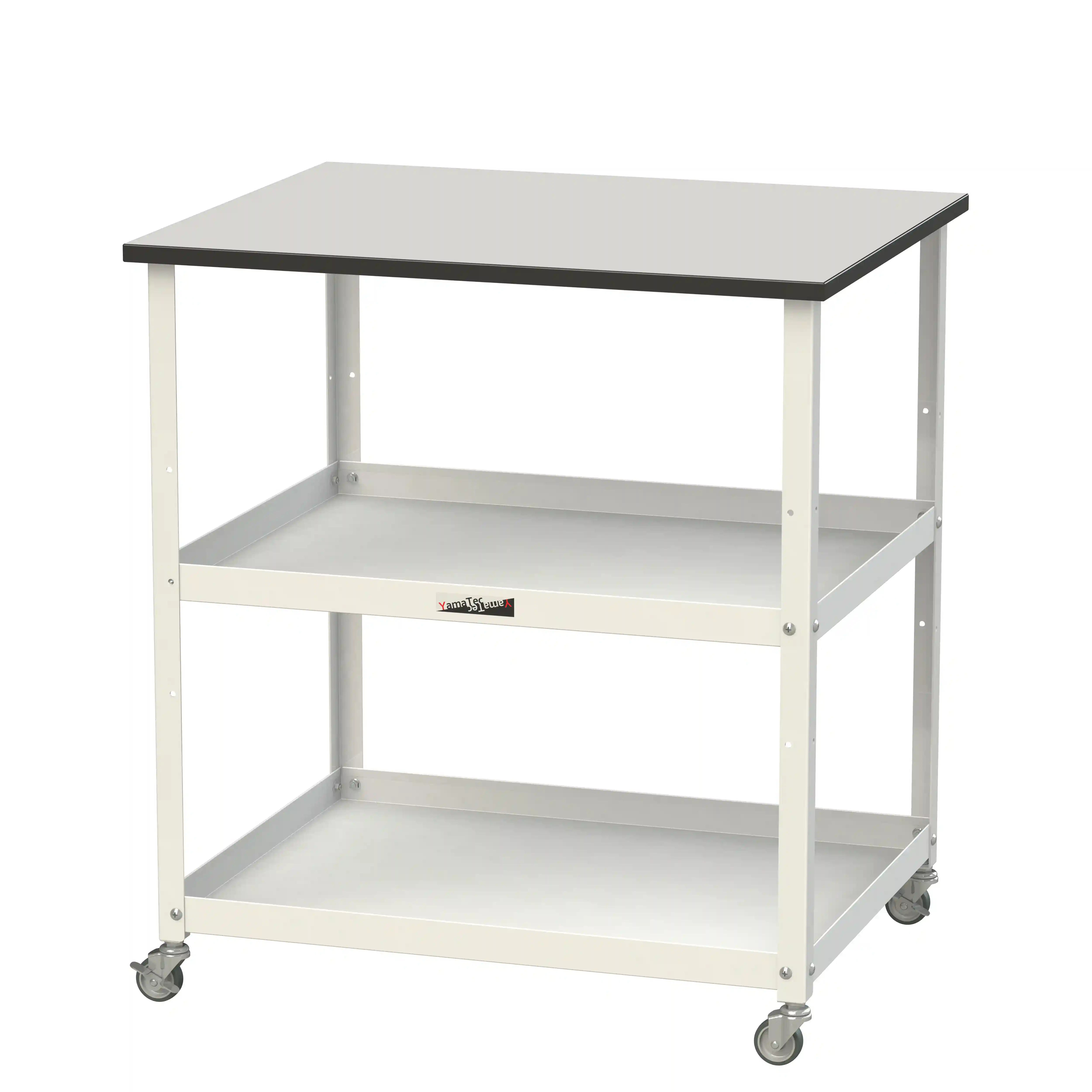 天板付き150ワゴン移動式 RoHS2指令対応塩ビシート天板仕様 H825㎜