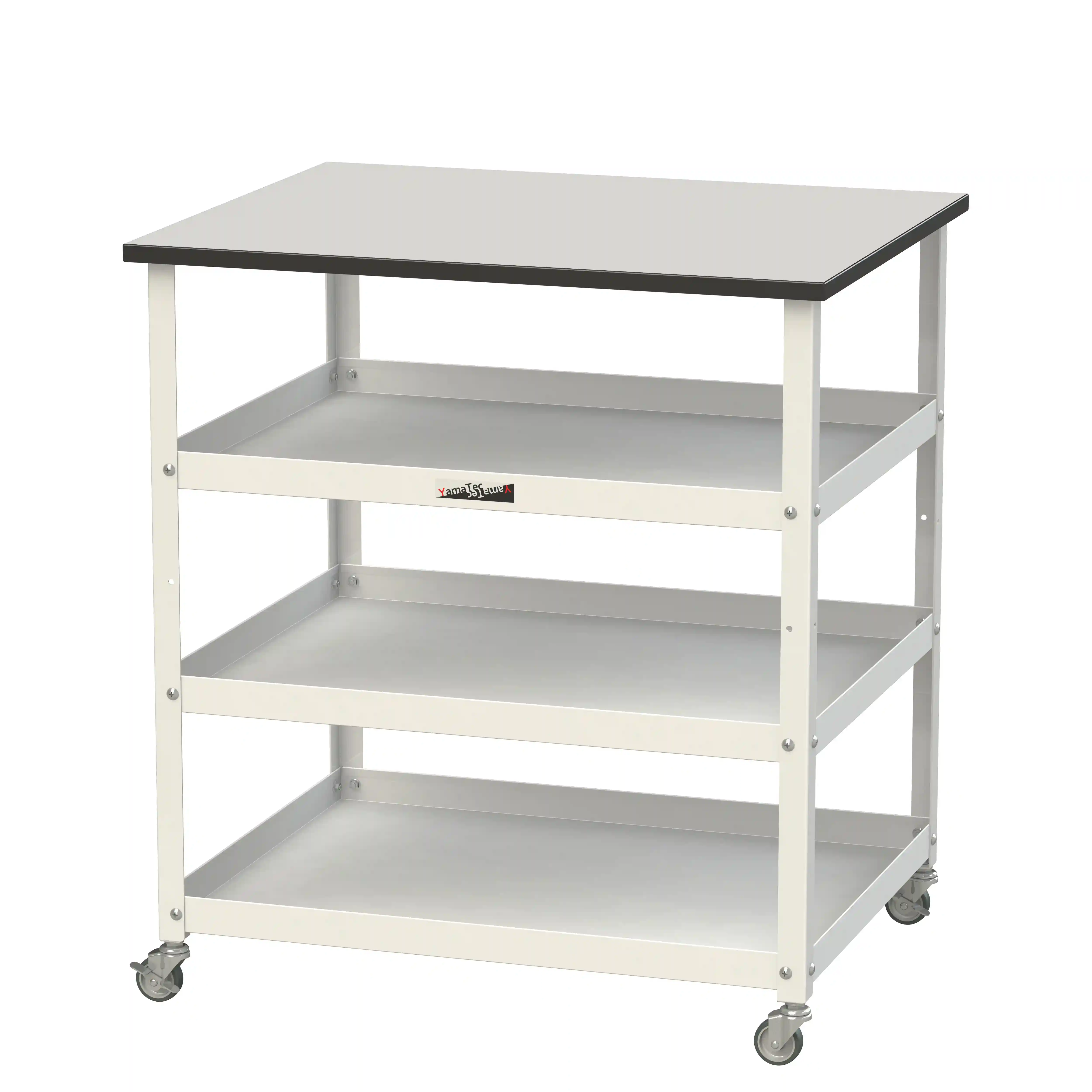 天板付き150ワゴン移動式 RoHS2指令対応塩ビシート天板仕様 H825㎜