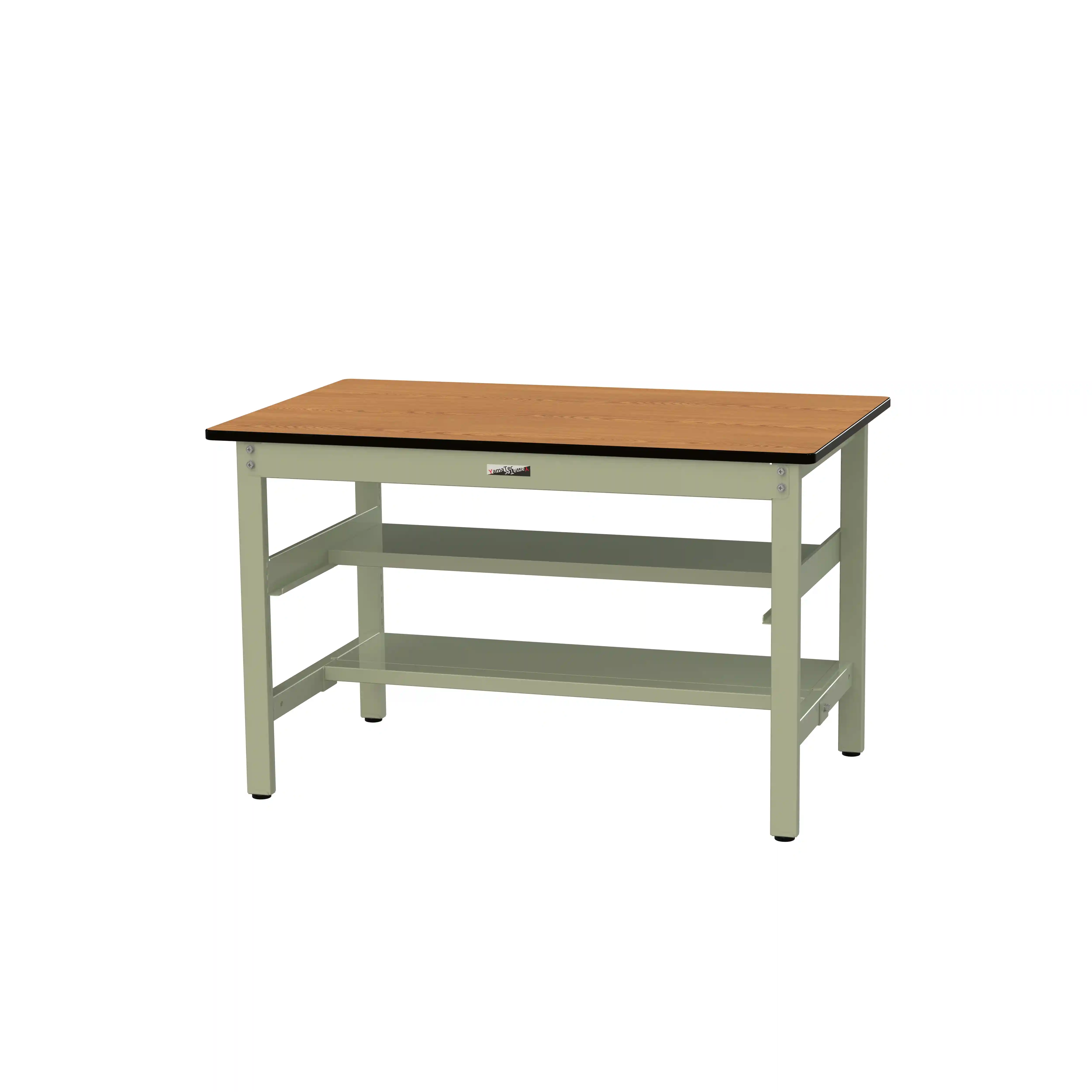 500シリーズ 固定式 中間棚付 H740mm(上下段半面棚板)