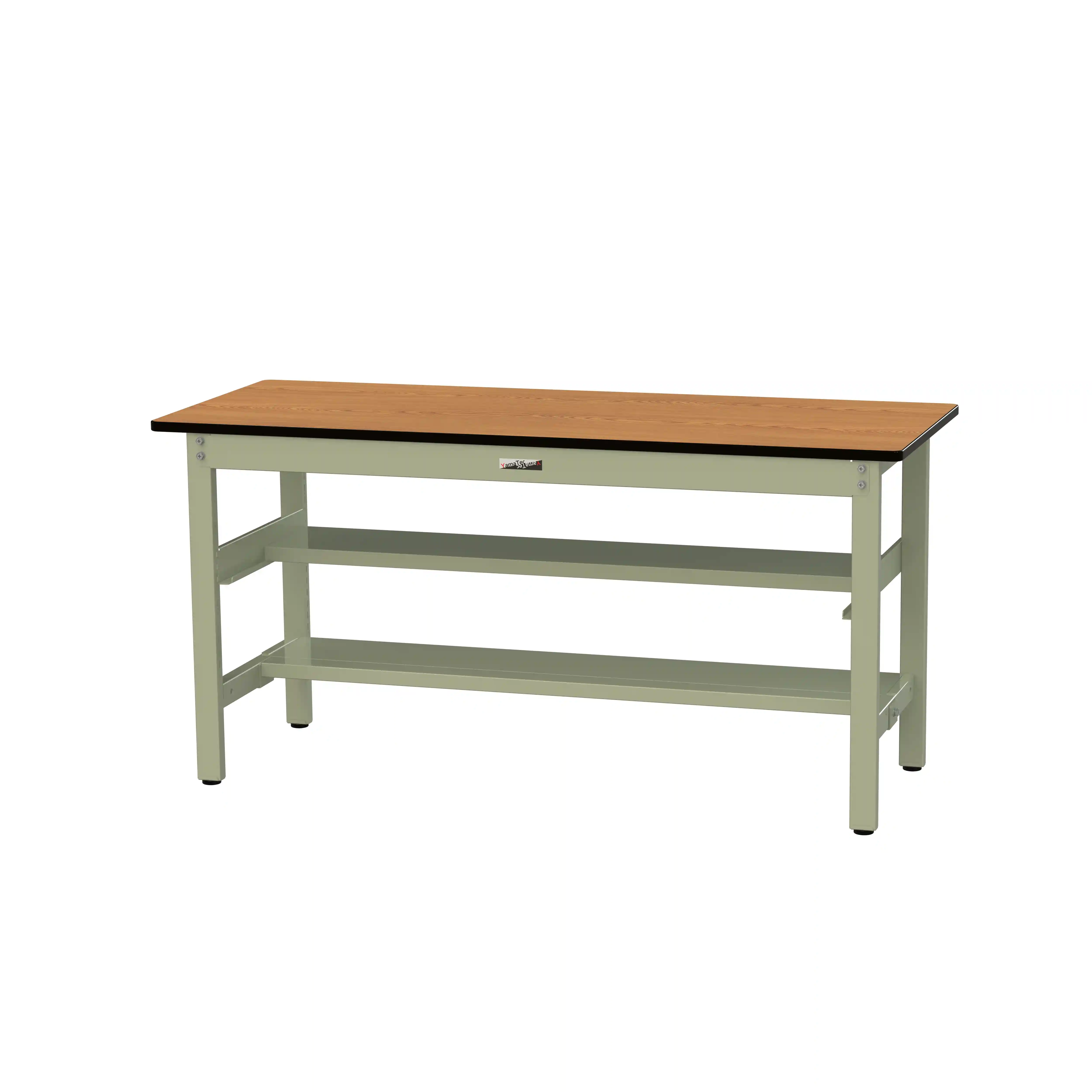 500シリーズ 固定式 中間棚付 H740mm(上下段半面棚板)