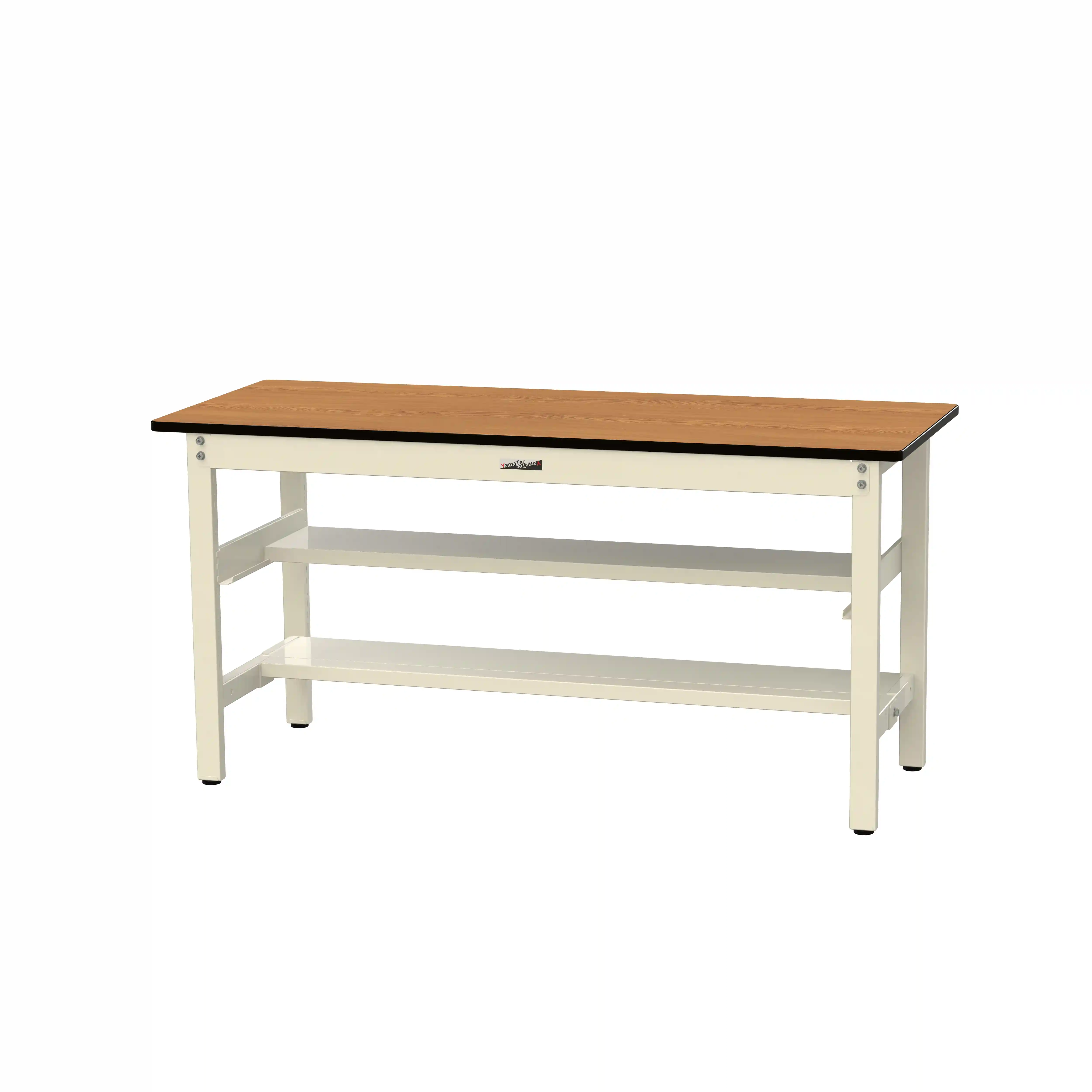 500シリーズ 固定式 中間棚付 H740mm（上下段半面棚板）