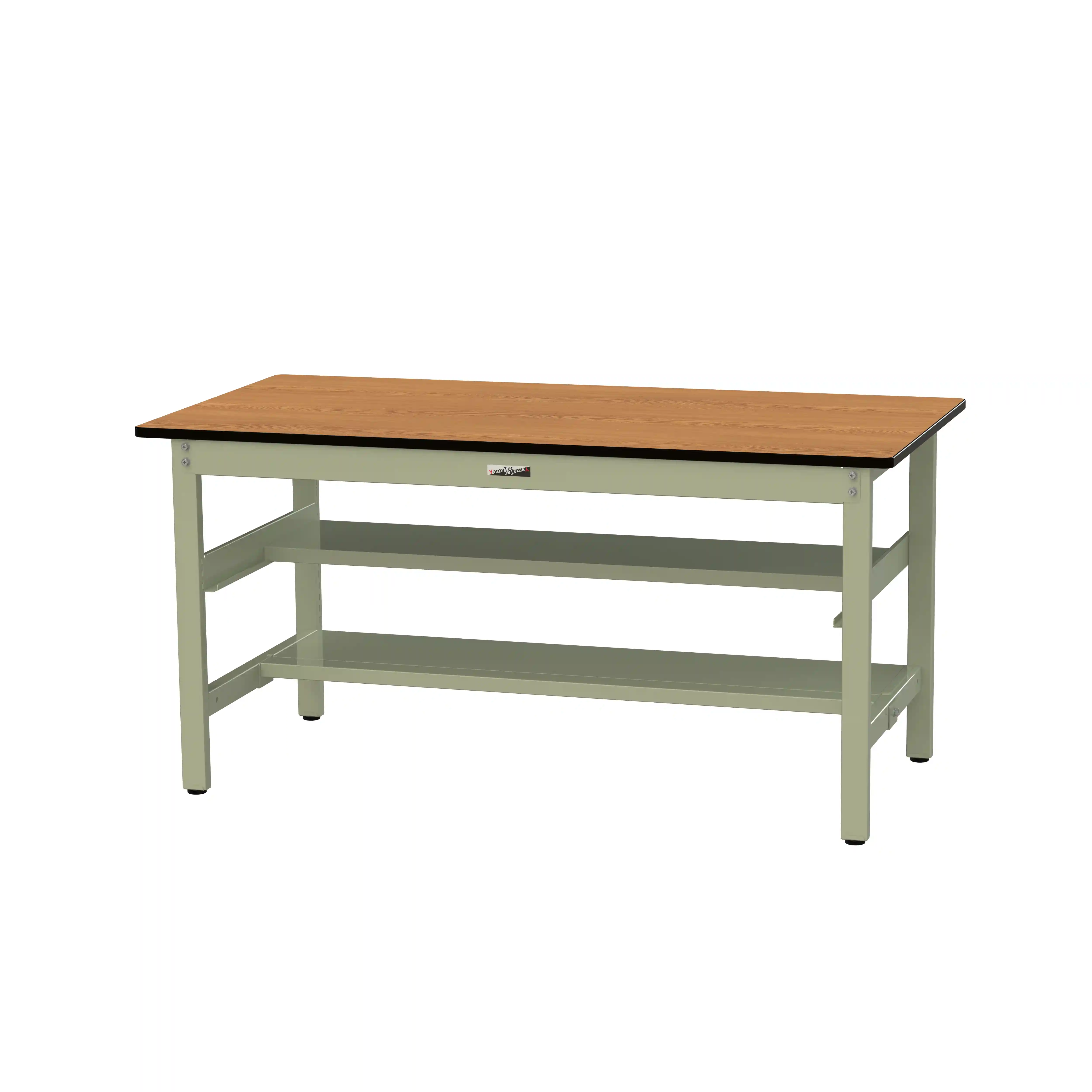 500シリーズ 固定式 中間棚付 H740mm（上下段半面棚板）