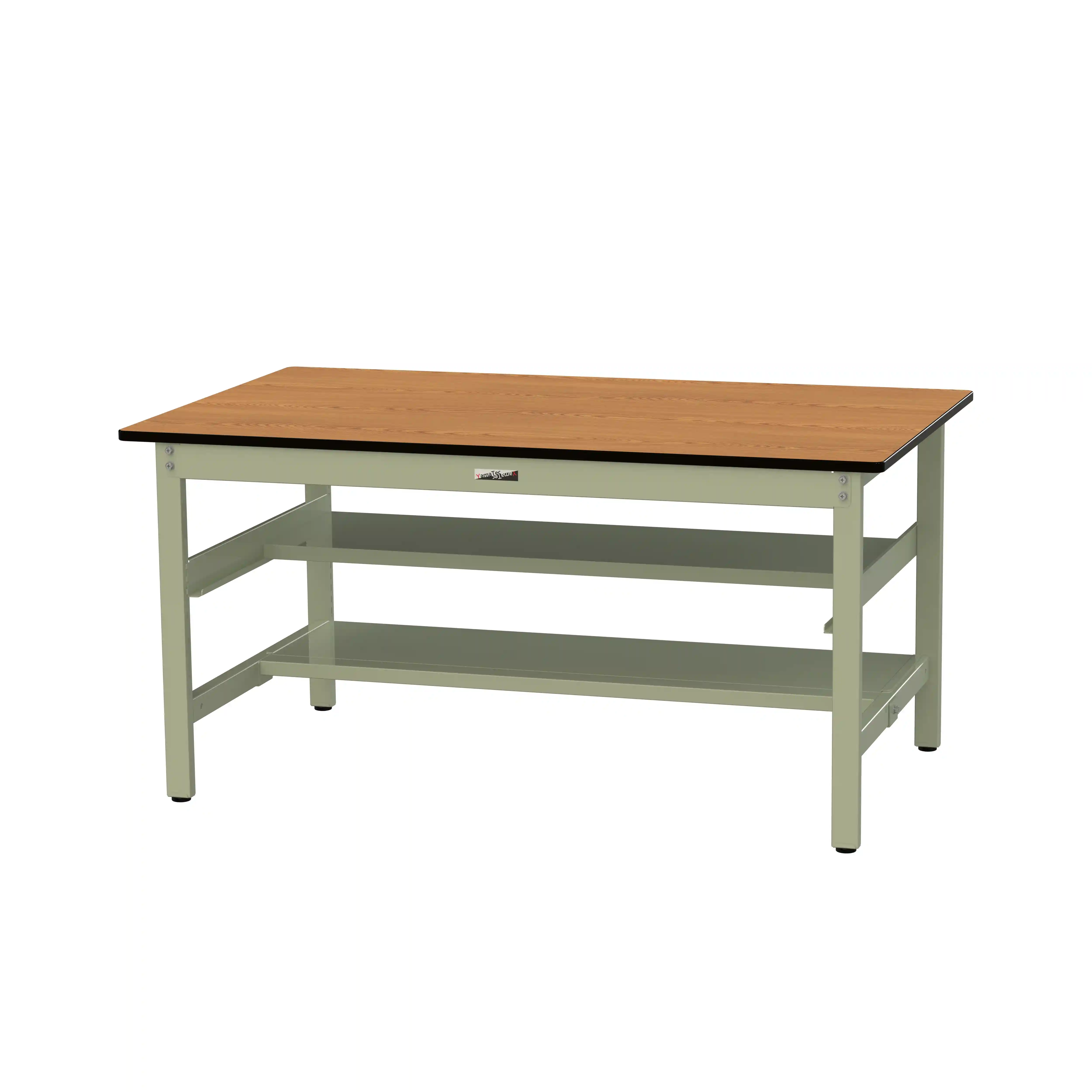 500シリーズ 固定式 中間棚付 H740mm（上下段半面棚板）