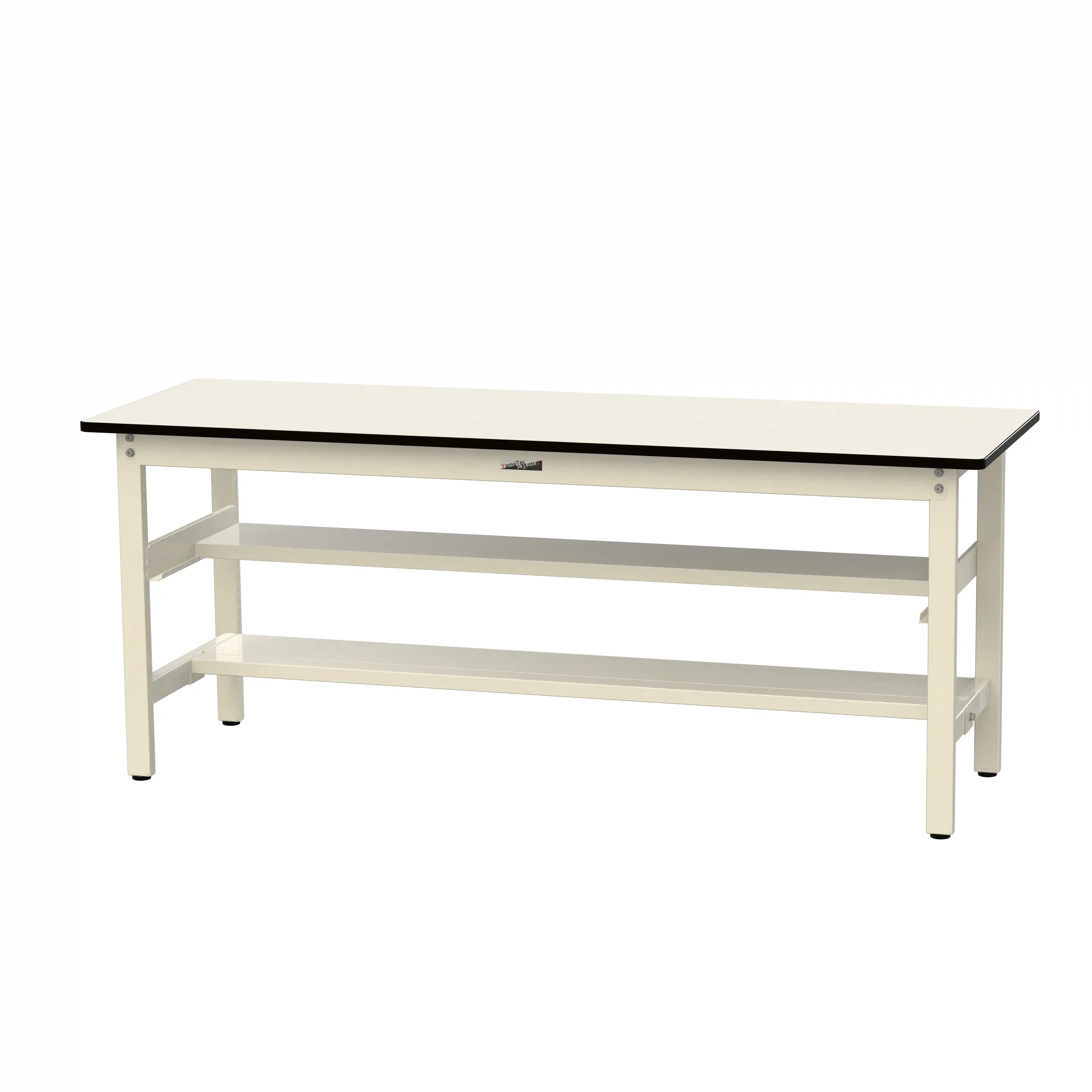 500シリーズ 固定式 中間棚付 H740mm（上下段半面棚板）