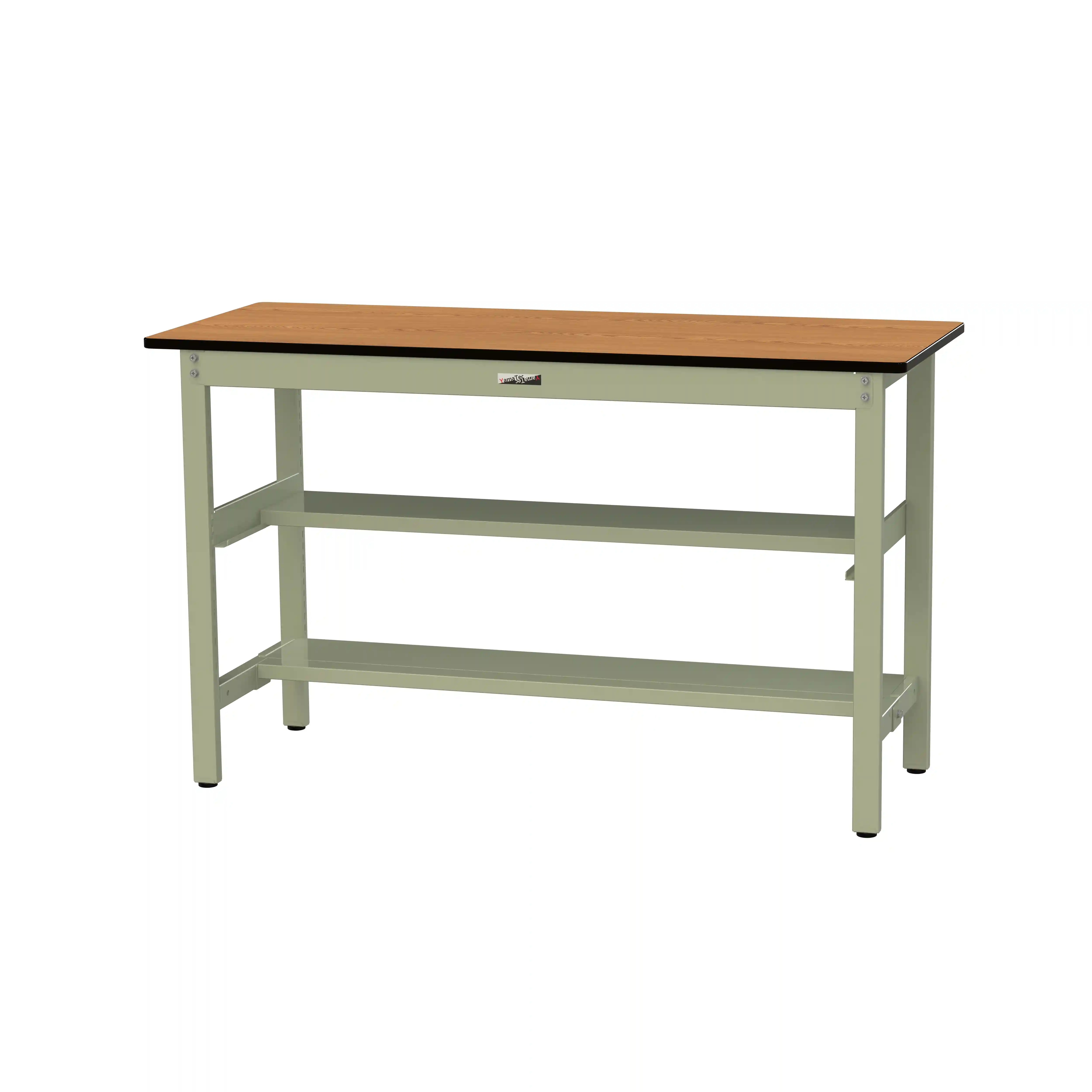 500シリーズ 固定式 中間棚付 H900mm（上下段半面棚板）