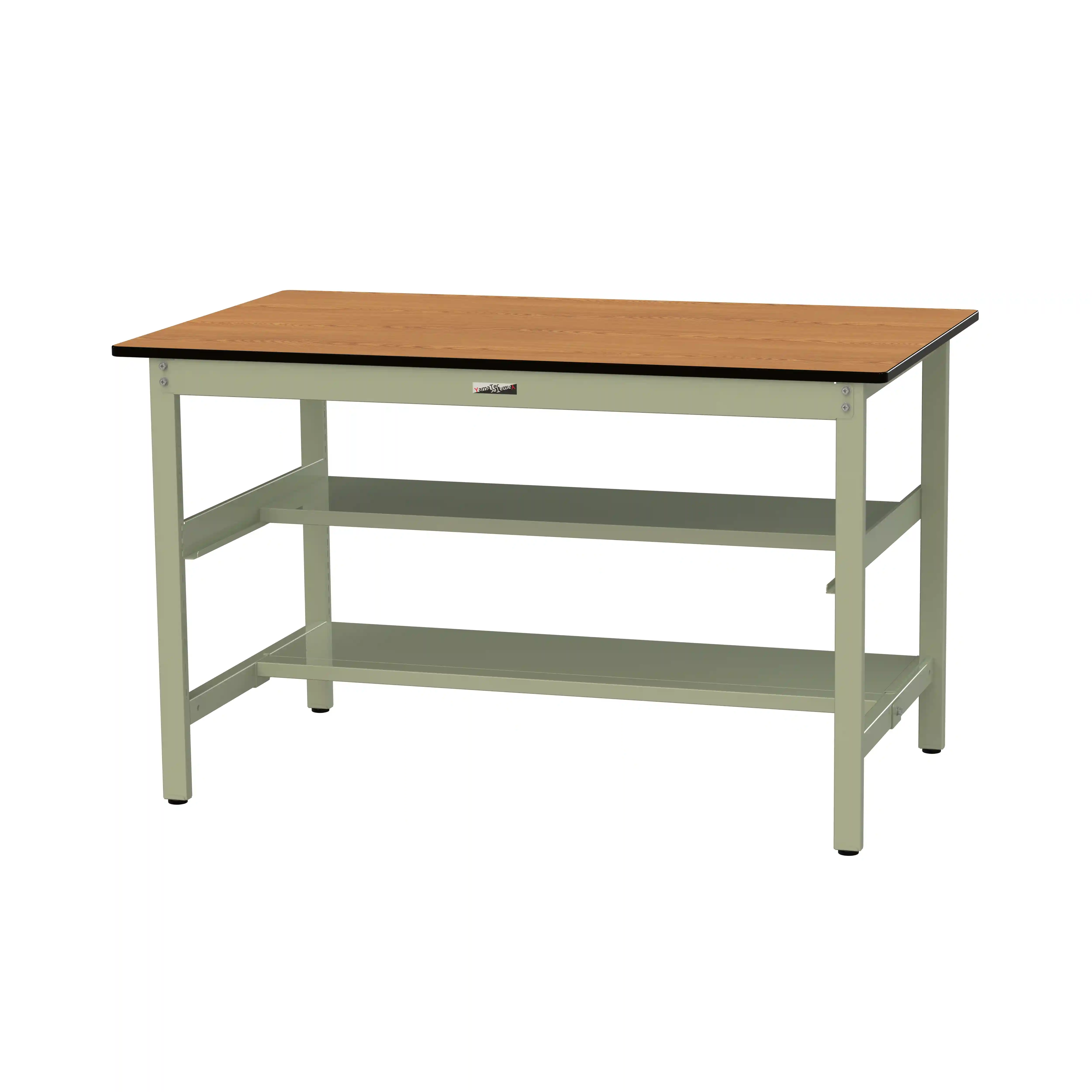 500シリーズ 固定式 中間棚付 H900mm（上下段半面棚板）