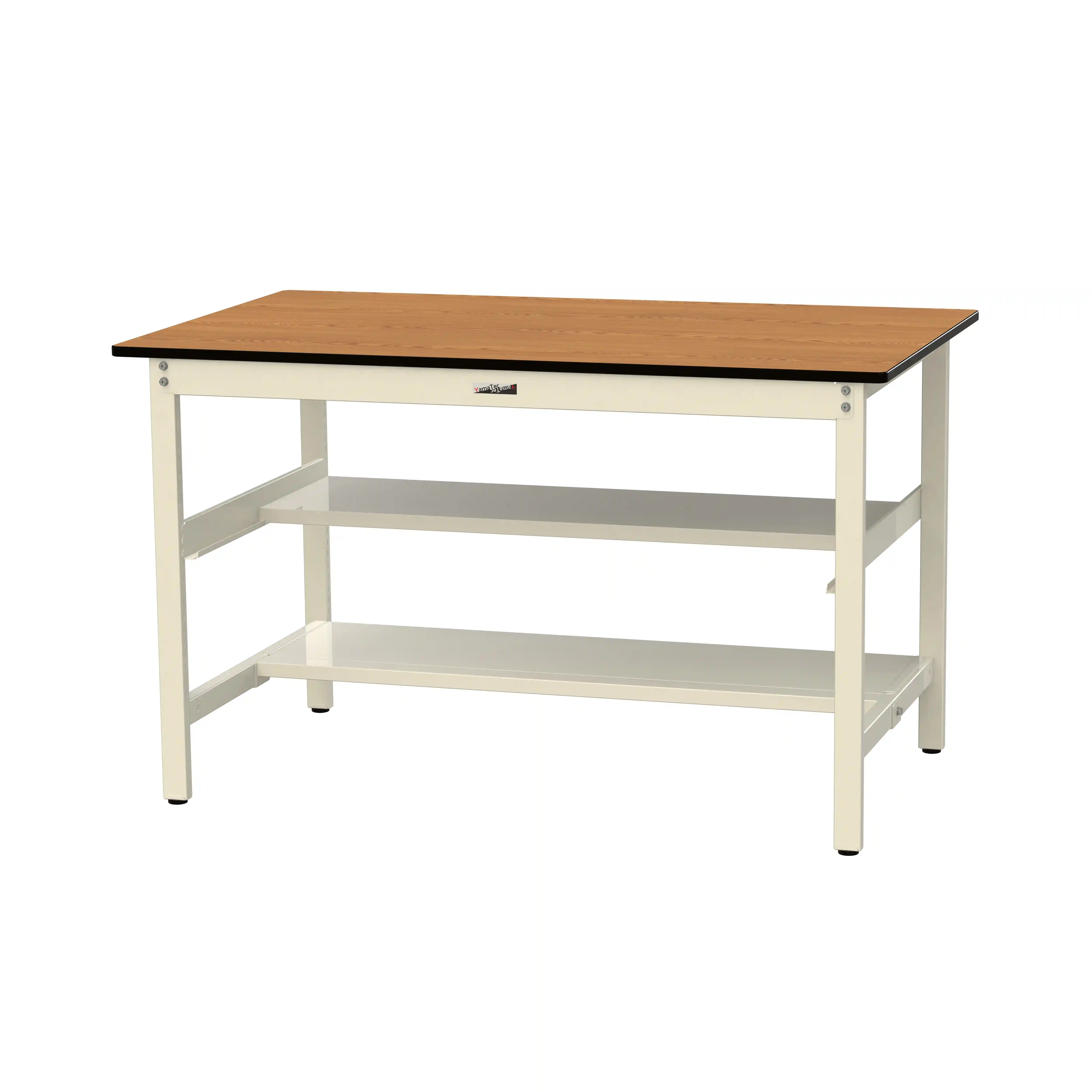 500シリーズ 固定式 中間棚付 H900mm（上下段半面棚板）