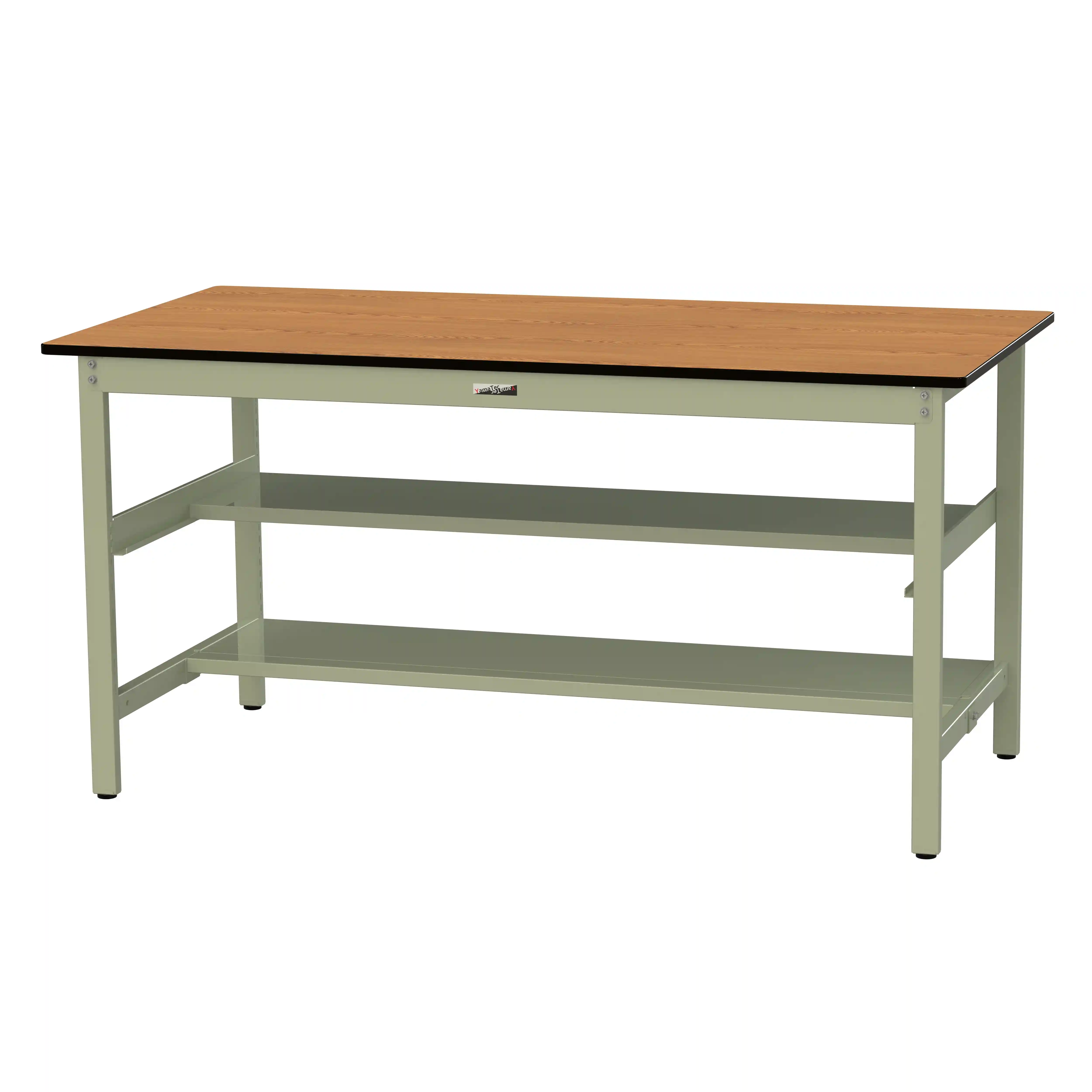 500シリーズ 固定式 中間棚付 H900mm（上下段半面棚板）