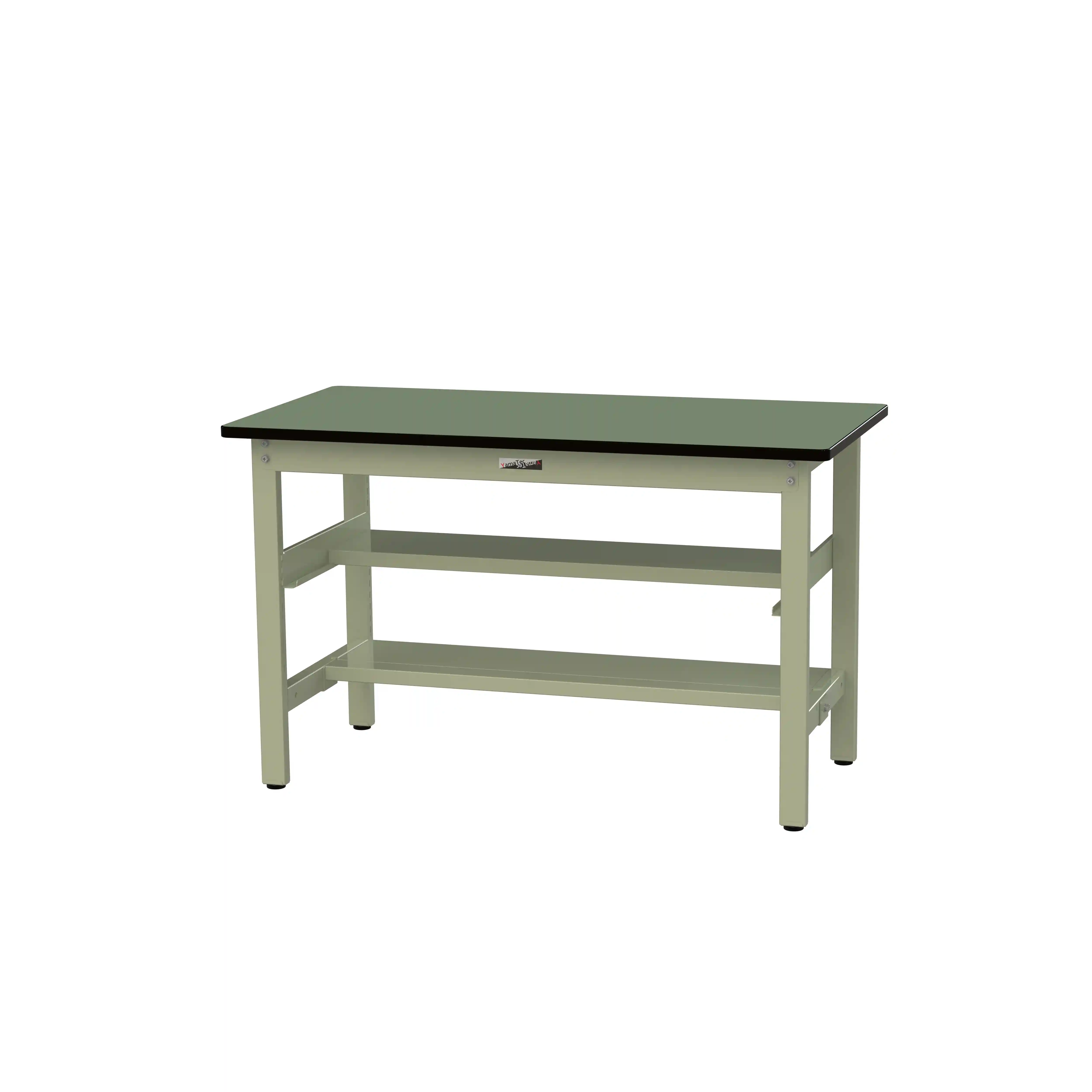 500シリーズ 固定式 中間棚付 H740mm（上下段半面棚板）