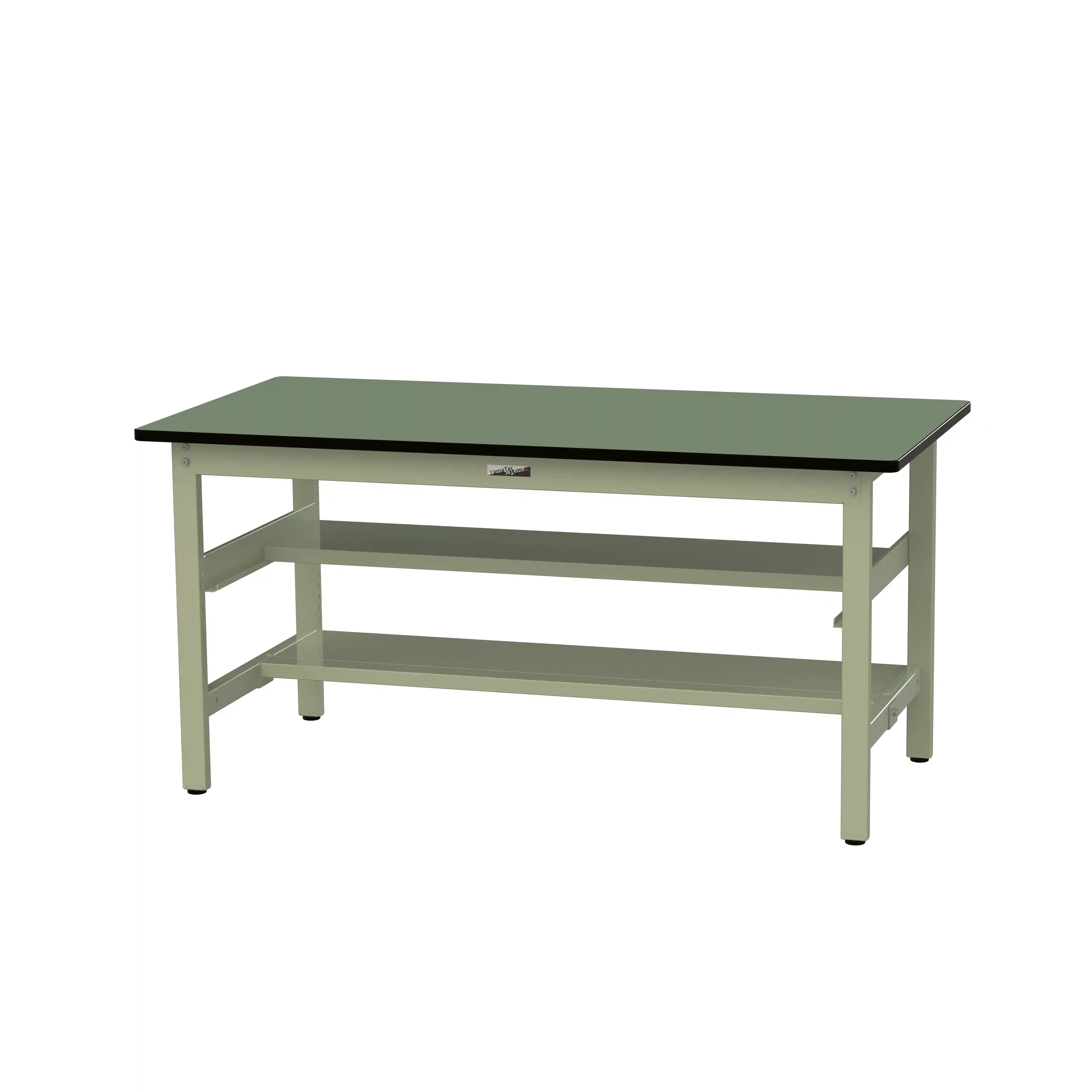 500シリーズ 固定式 中間棚付 H740mm(上下段半面棚板)