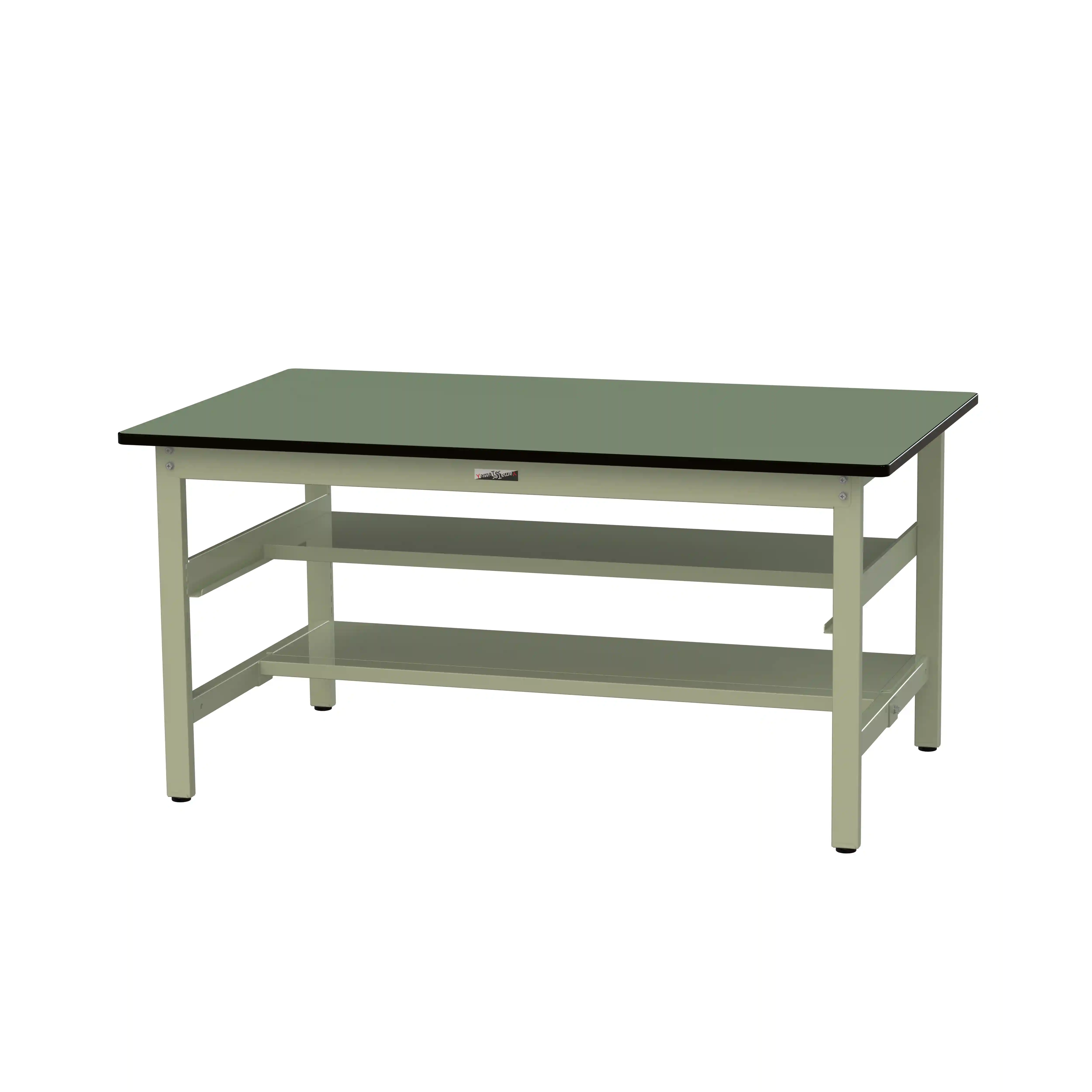 500シリーズ 固定式 中間棚付 H740mm（上下段半面棚板）